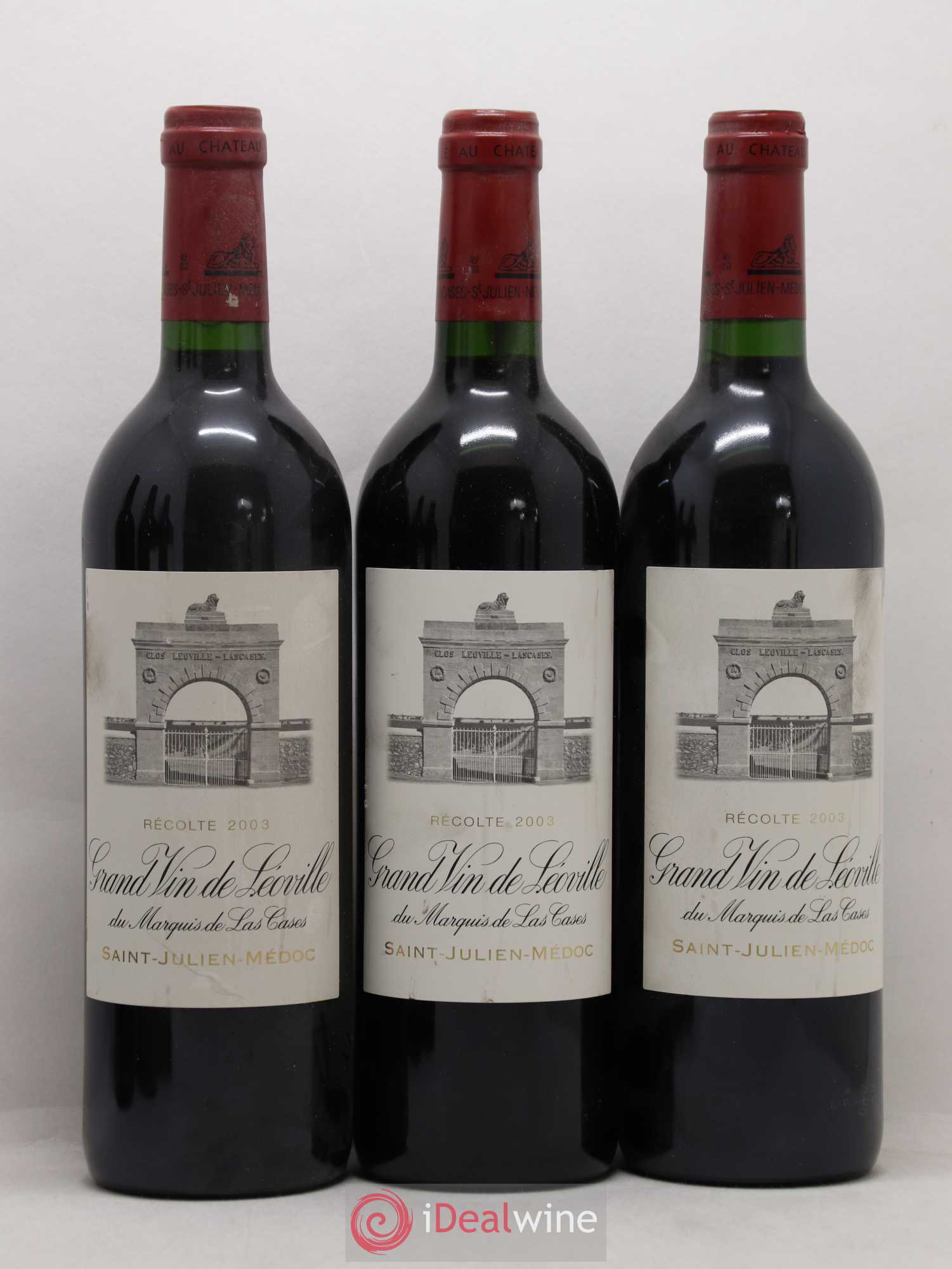 Château Léoville Las Cases 2ème Grand Cru Classé 2003 - Lot de 6 bouteilles - 1