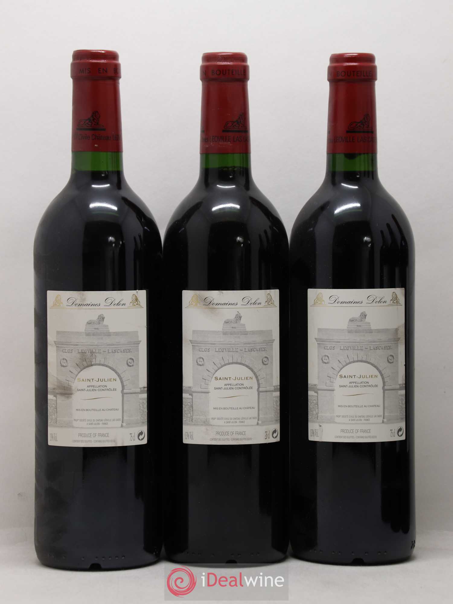 Château Léoville Las Cases 2ème Grand Cru Classé 2003 - Lot de 6 bouteilles - 4
