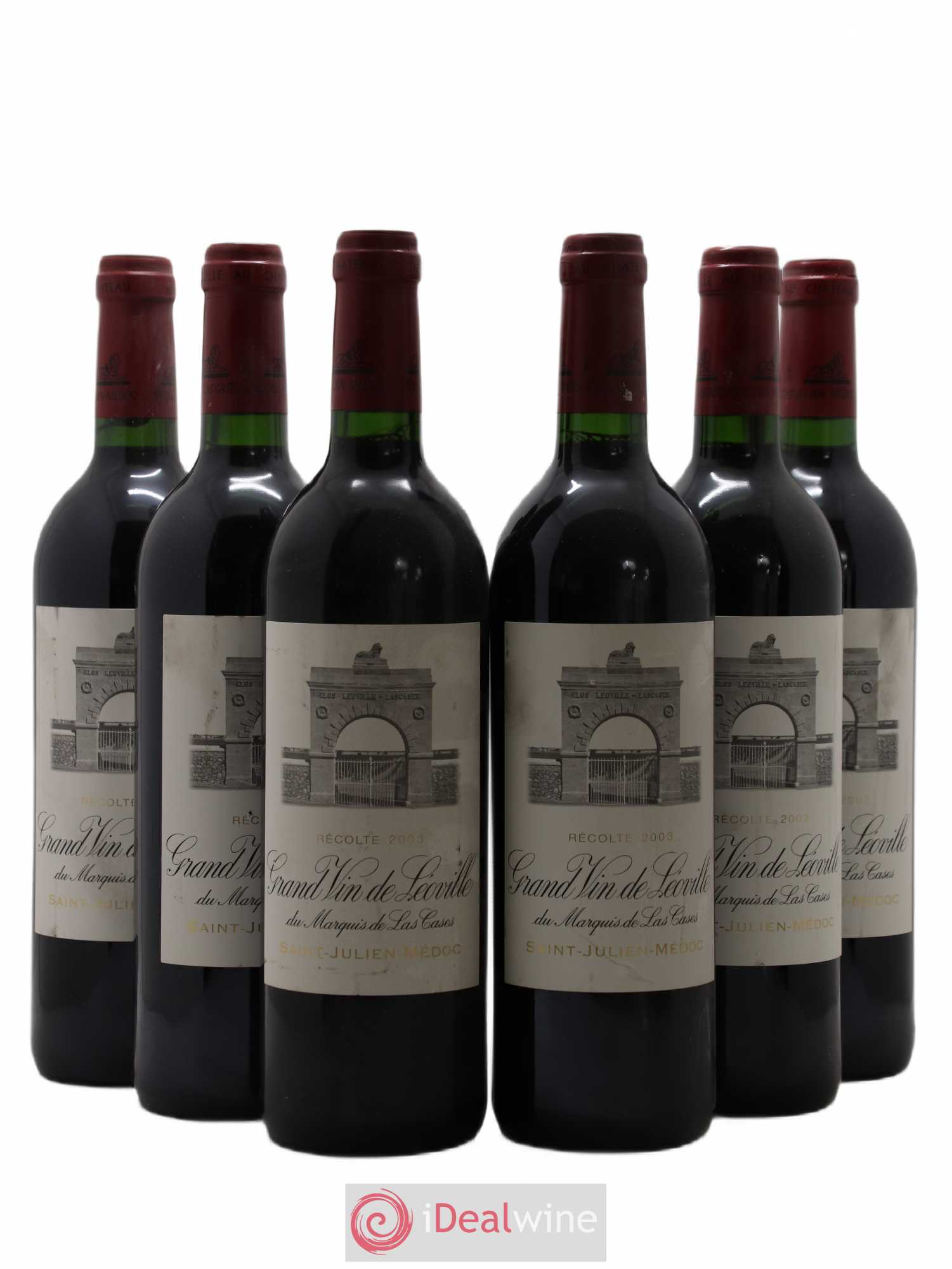 Château Léoville Las Cases 2ème Grand Cru Classé 2003 - Lot de 6 bouteilles - 0