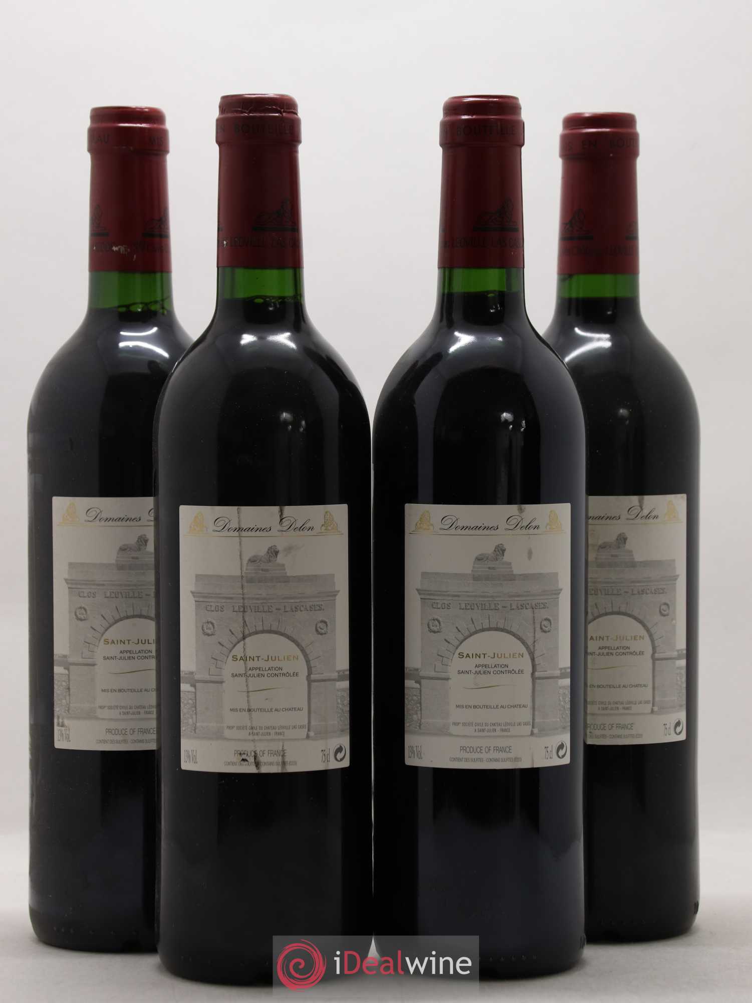 Château Léoville Las Cases 2ème Grand Cru Classé 2003 - Lot de 4 bouteilles - 1