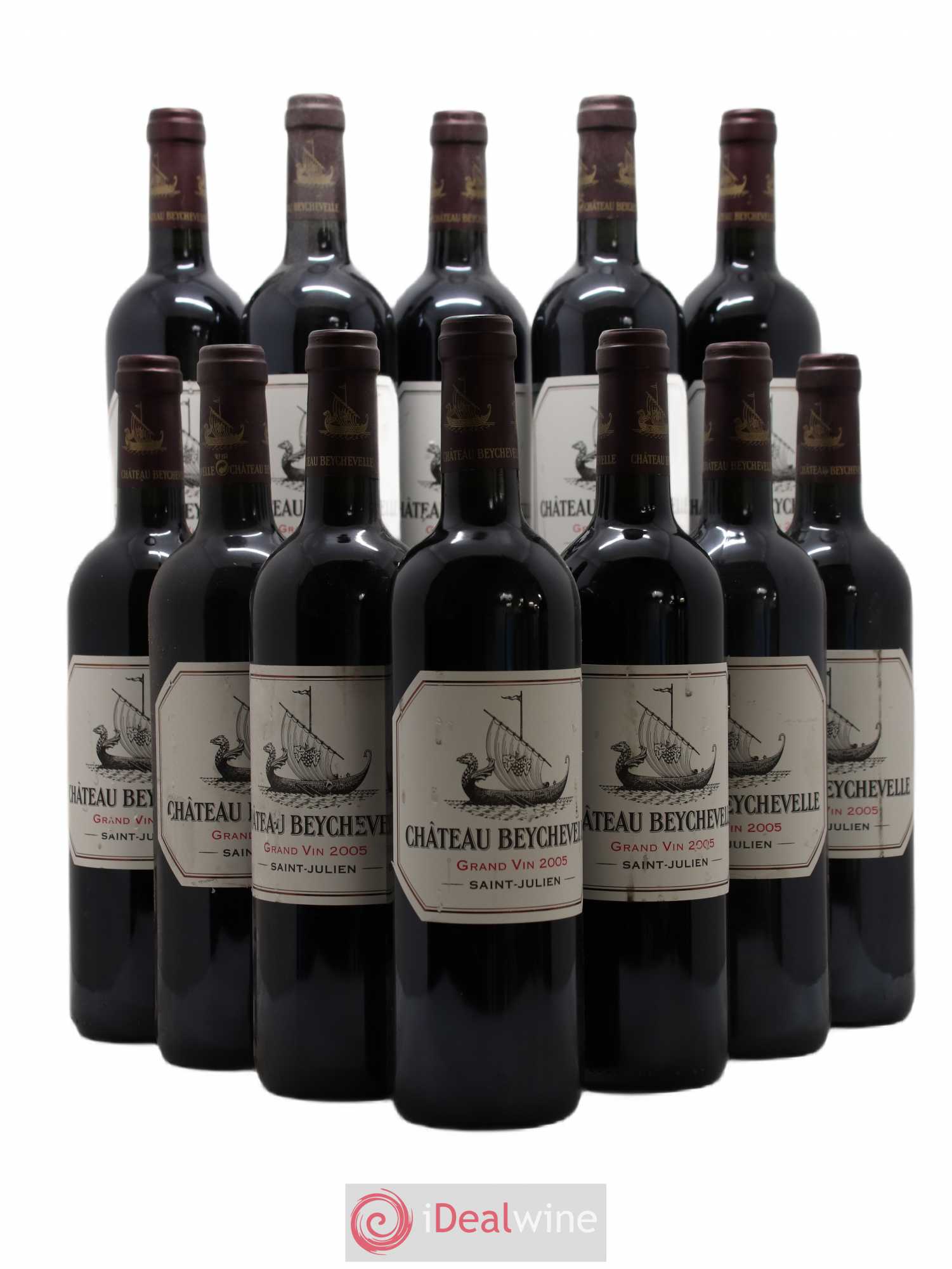 Château Beychevelle 4ème Grand Cru Classé 2005 - Lot de 12 bouteilles - 0