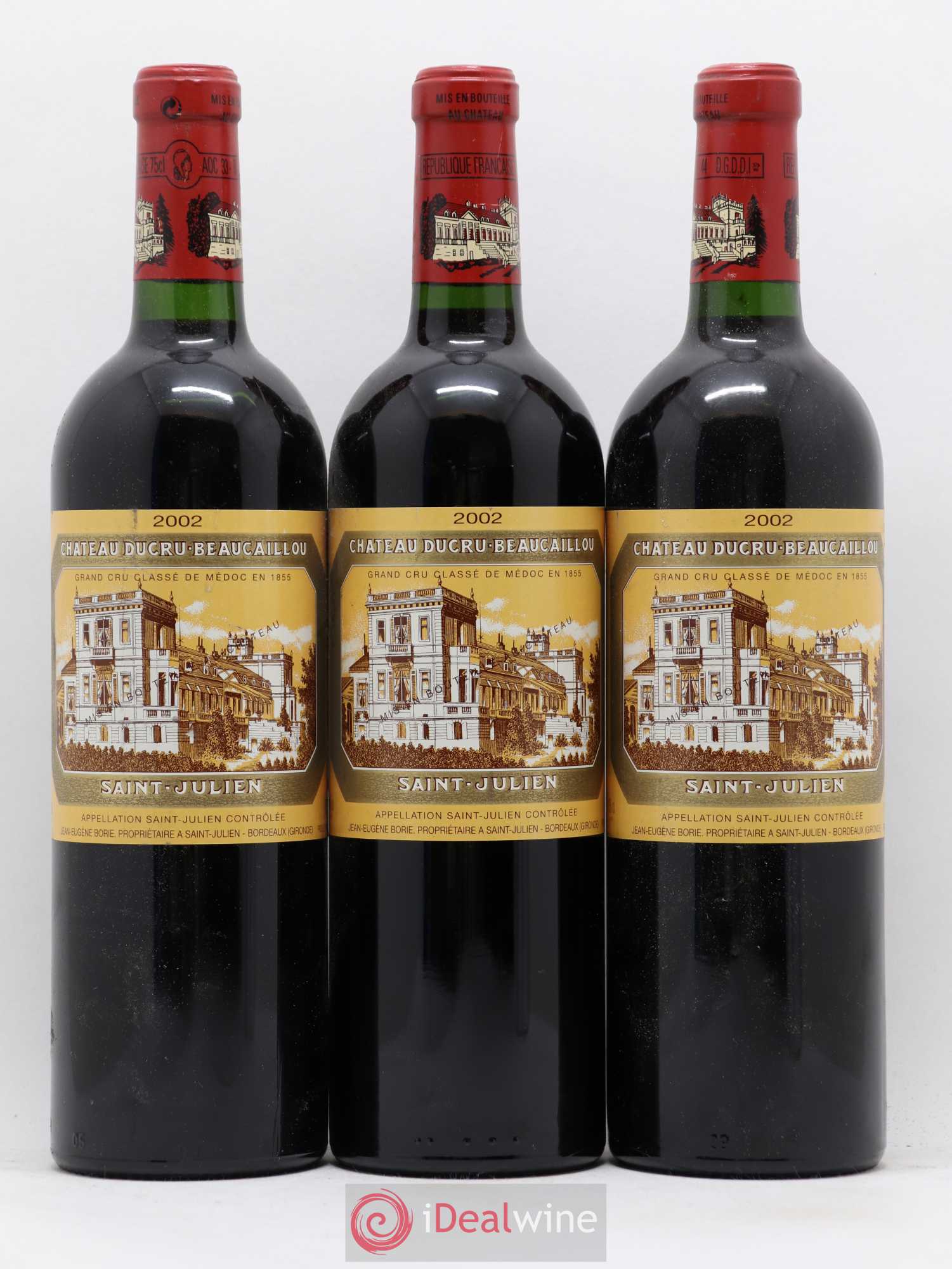 Château Ducru Beaucaillou 2ème Grand Cru Classé 2002 - Lot de 6 bouteilles - 1