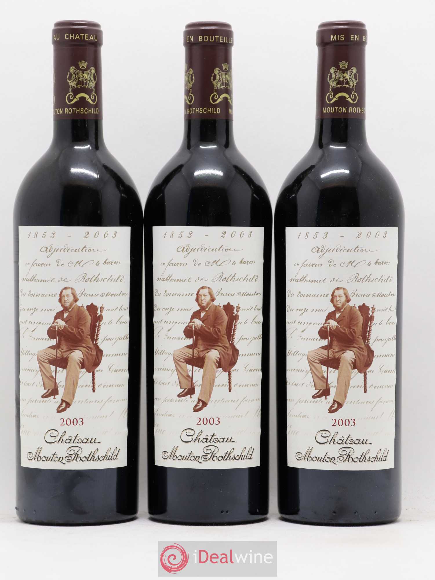 Château Mouton Rothschild 1er Grand Cru Classé 2003 - Lot de 12 bouteilles - 3