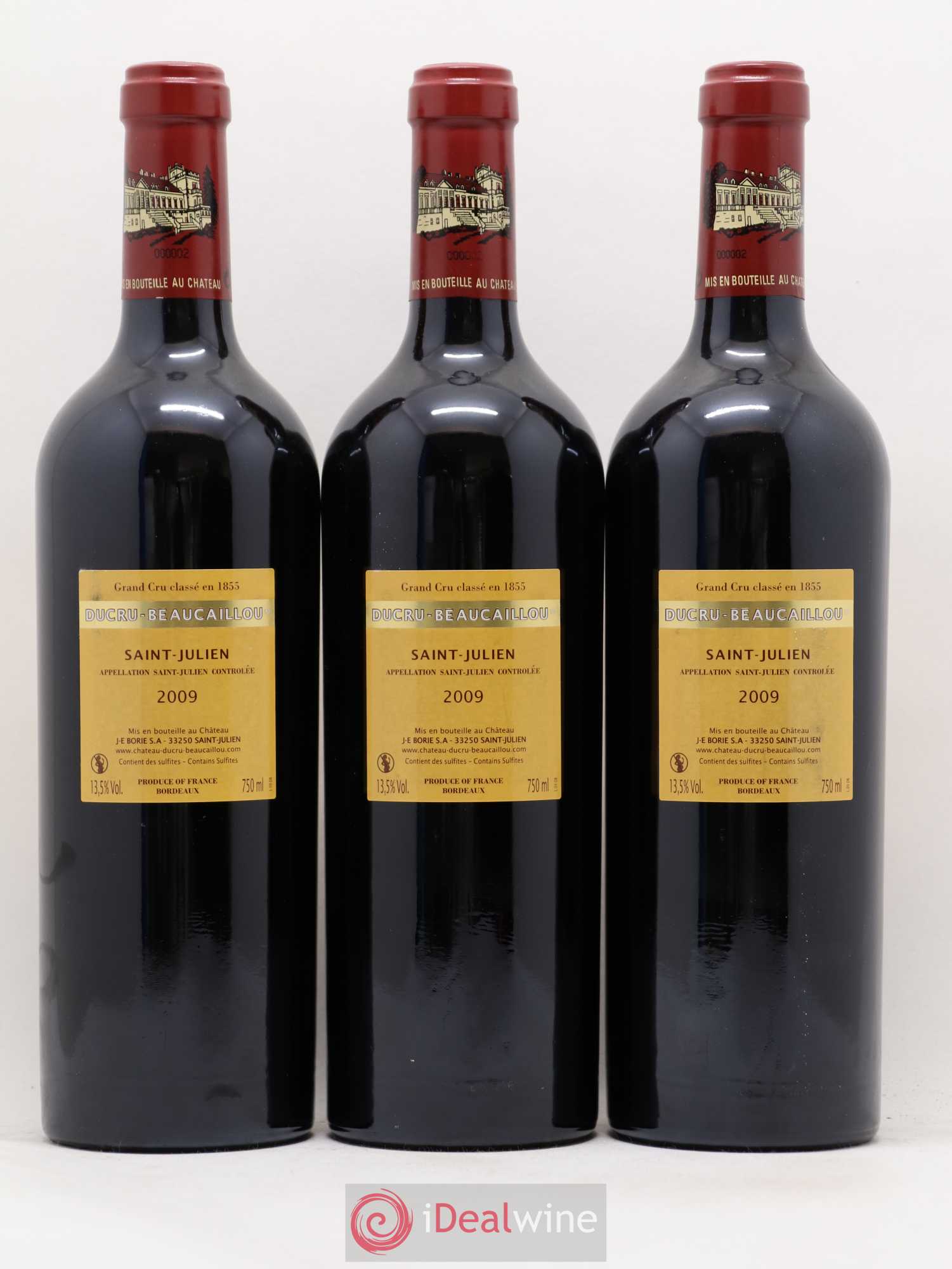 Château Ducru Beaucaillou 2ème Grand Cru Classé 2009 - Lot de 6 bouteilles - 2