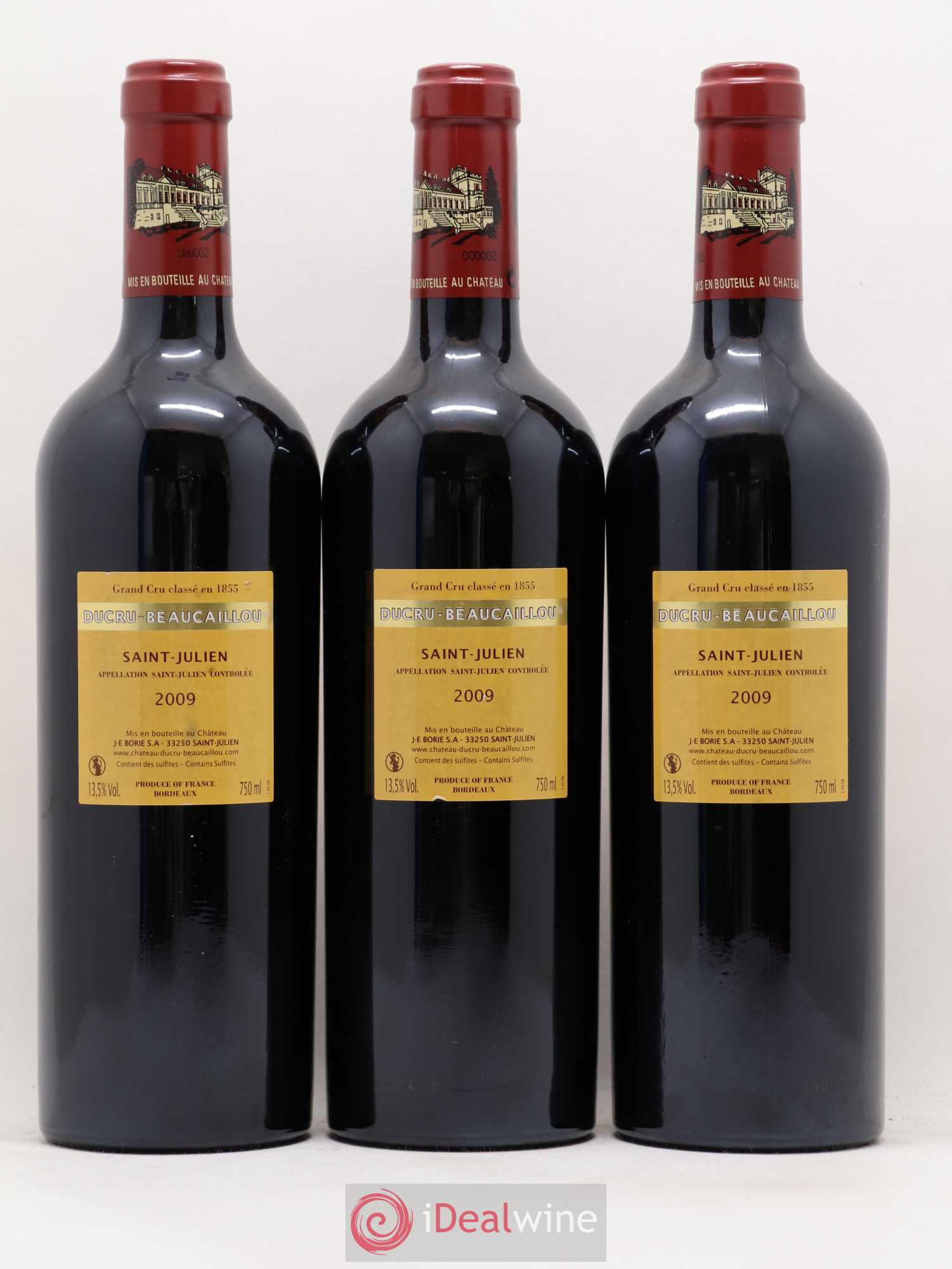 Château Ducru Beaucaillou 2ème Grand Cru Classé 2009 - Lot de 6 bouteilles - 4