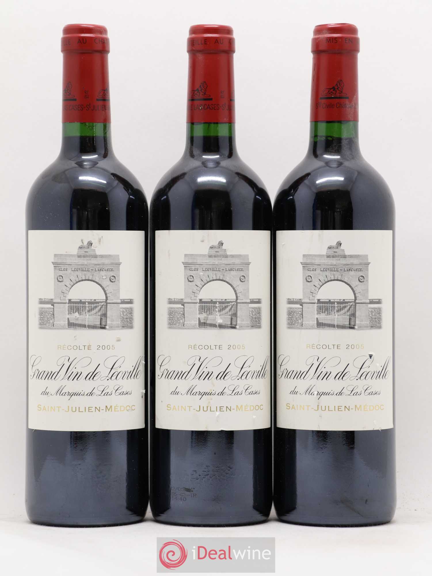 Château Léoville Las Cases 2ème Grand Cru Classé 2005 - Lot de 6 bouteilles - 3
