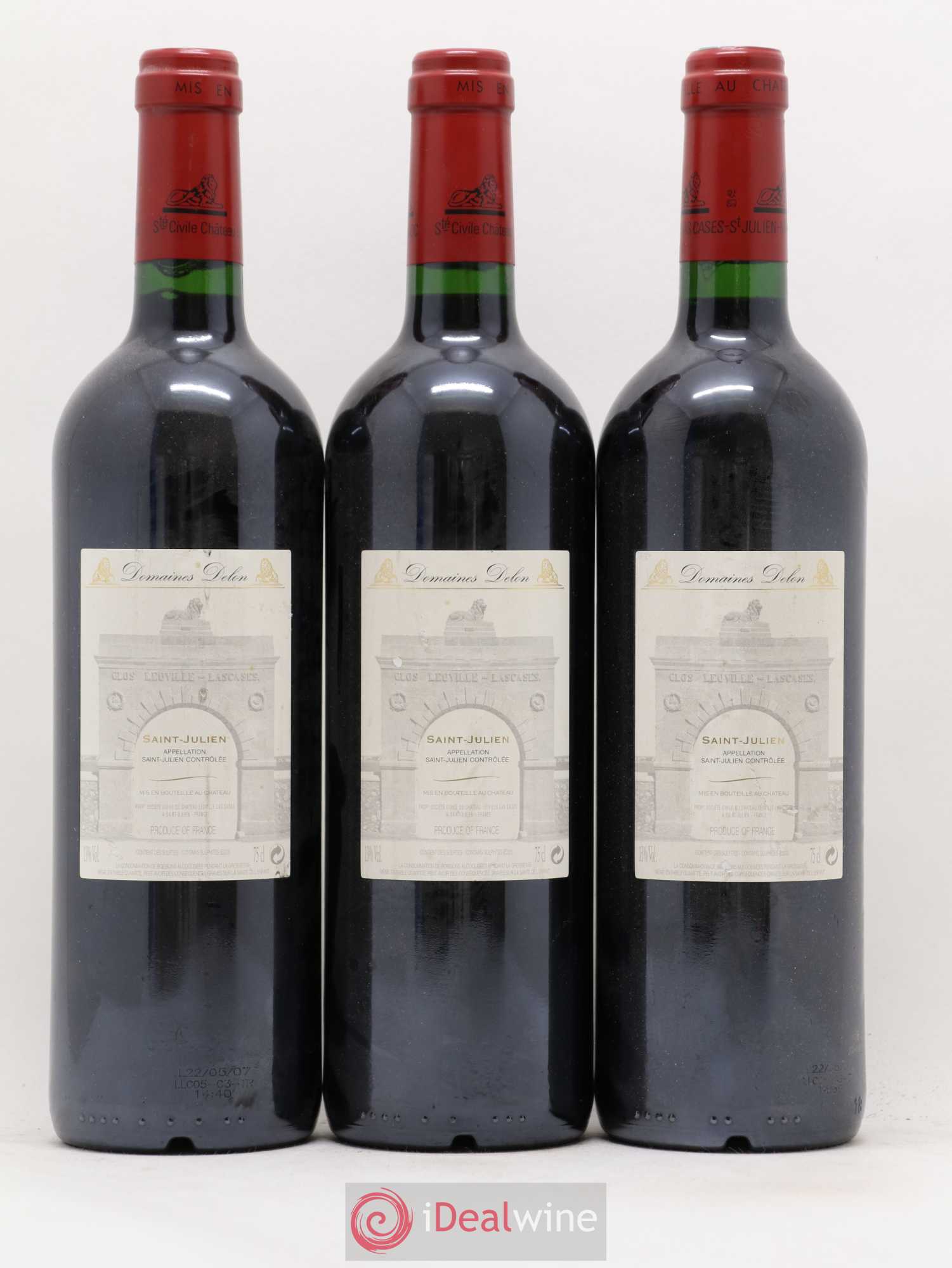 Château Léoville Las Cases 2ème Grand Cru Classé 2005 - Lot de 6 bouteilles - 4