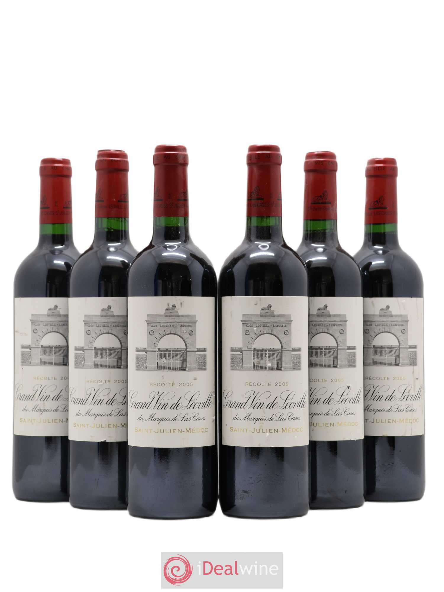 Château Léoville Las Cases 2ème Grand Cru Classé 2005 - Lot de 6 bouteilles - 0