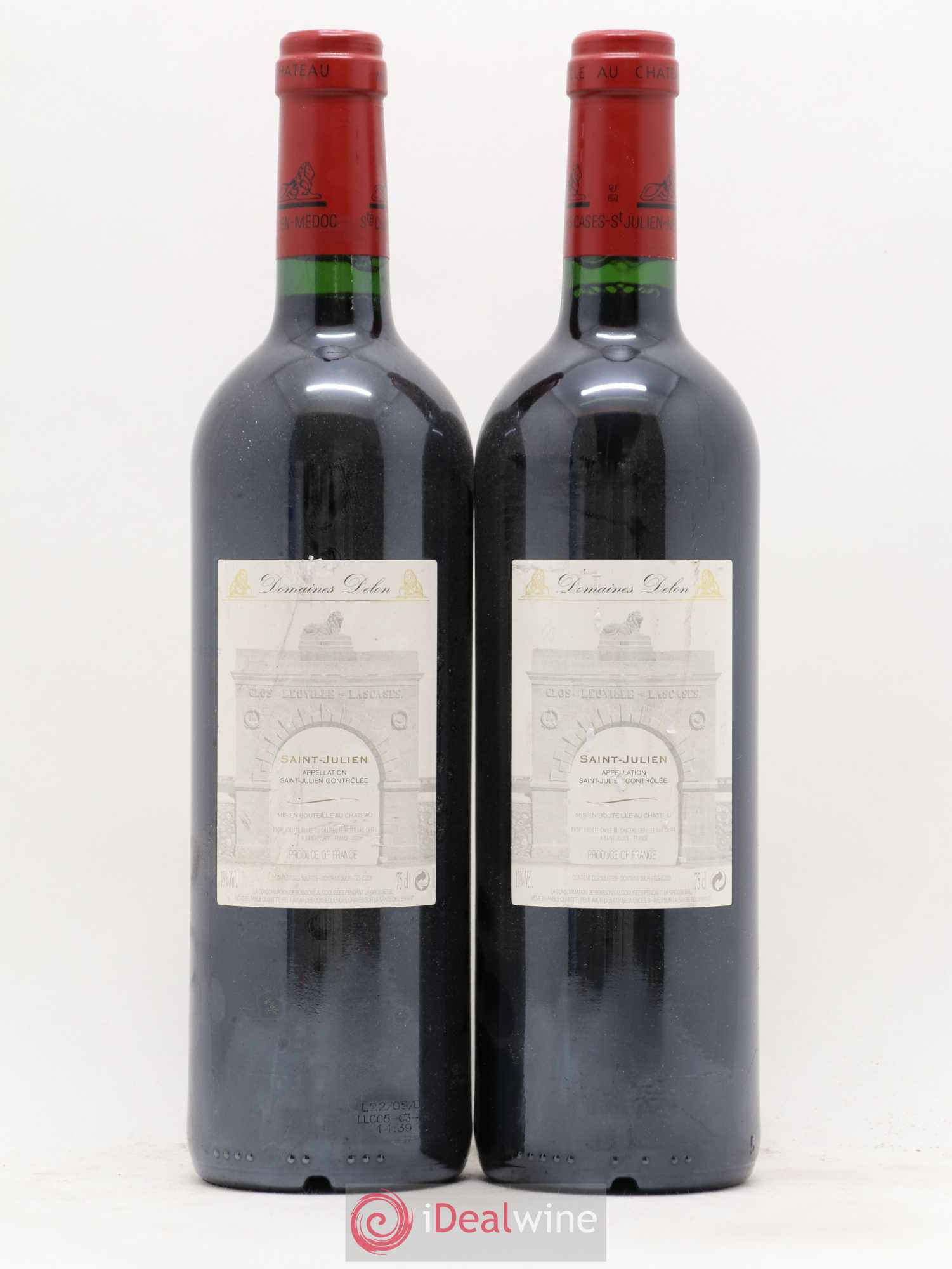 Château Léoville Las Cases 2ème Grand Cru Classé 2005 - Lot de 2 bouteilles - 1
