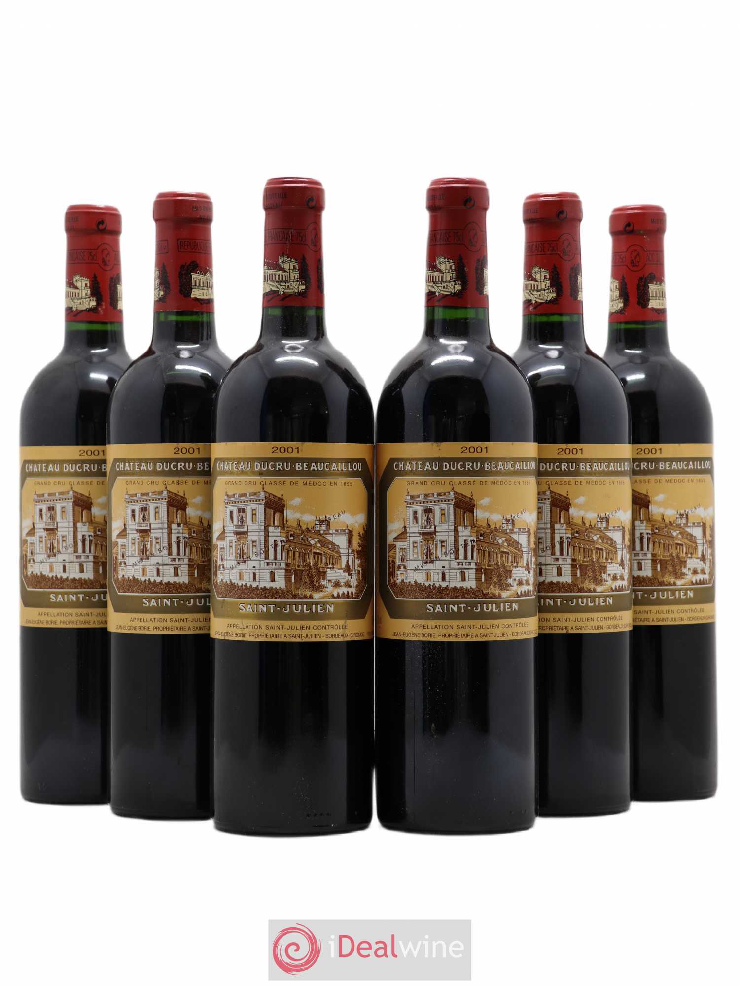 Château Ducru Beaucaillou 2ème Grand Cru Classé 2001 - Lot de 6 bouteilles - 0