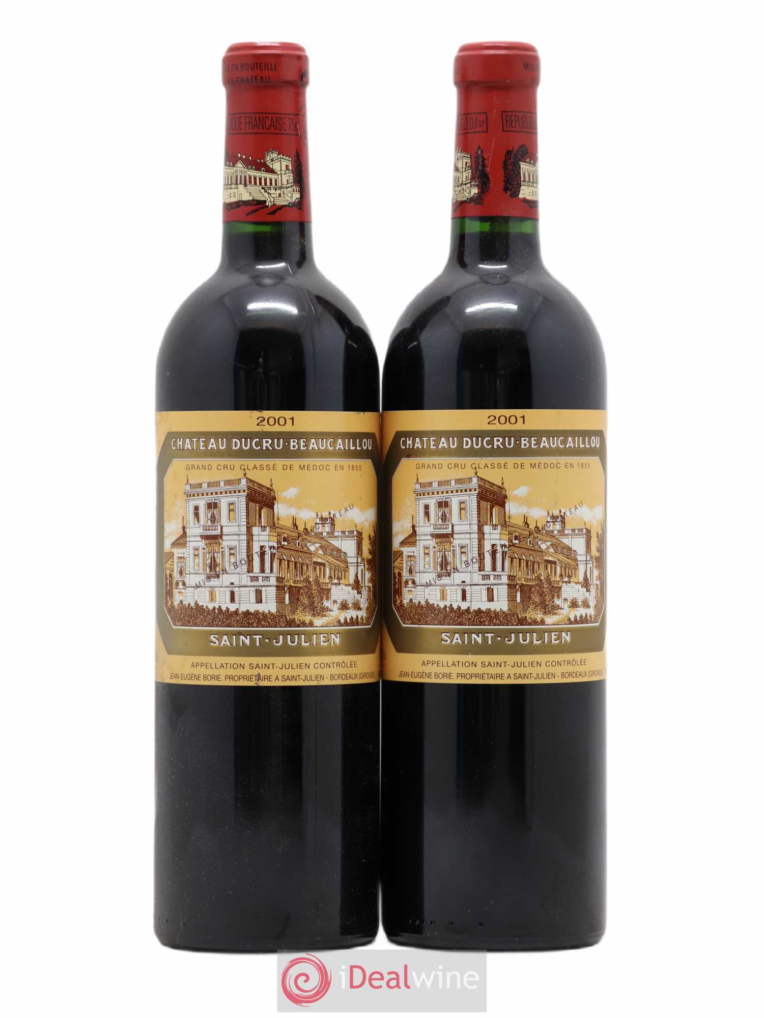 Château Ducru Beaucaillou 2ème Grand Cru Classé 2001 - Lot de 2 bouteilles - 0