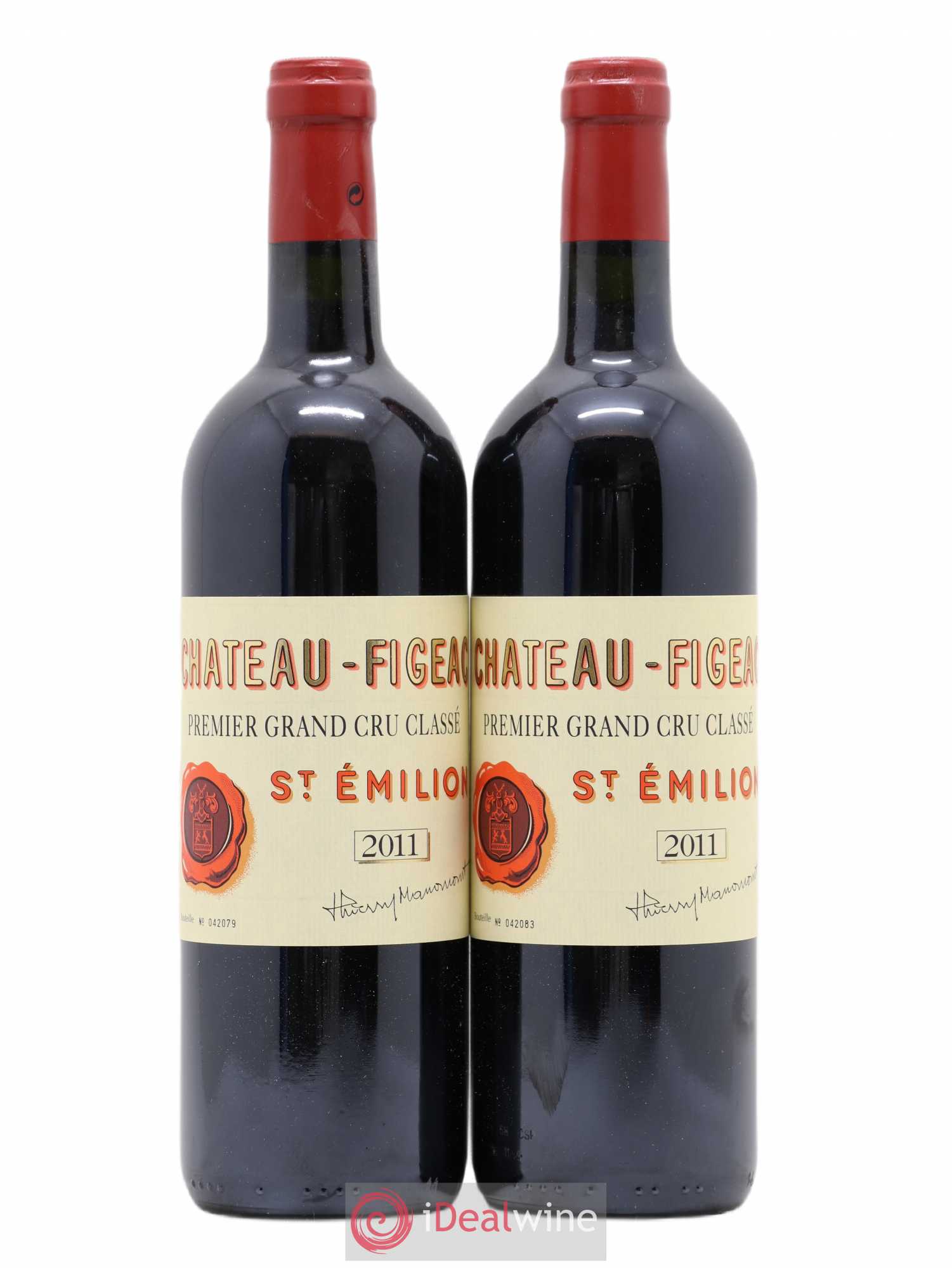 Château Figeac 1er Grand Cru Classé A 2011 - Lot de 2 bouteilles - 0