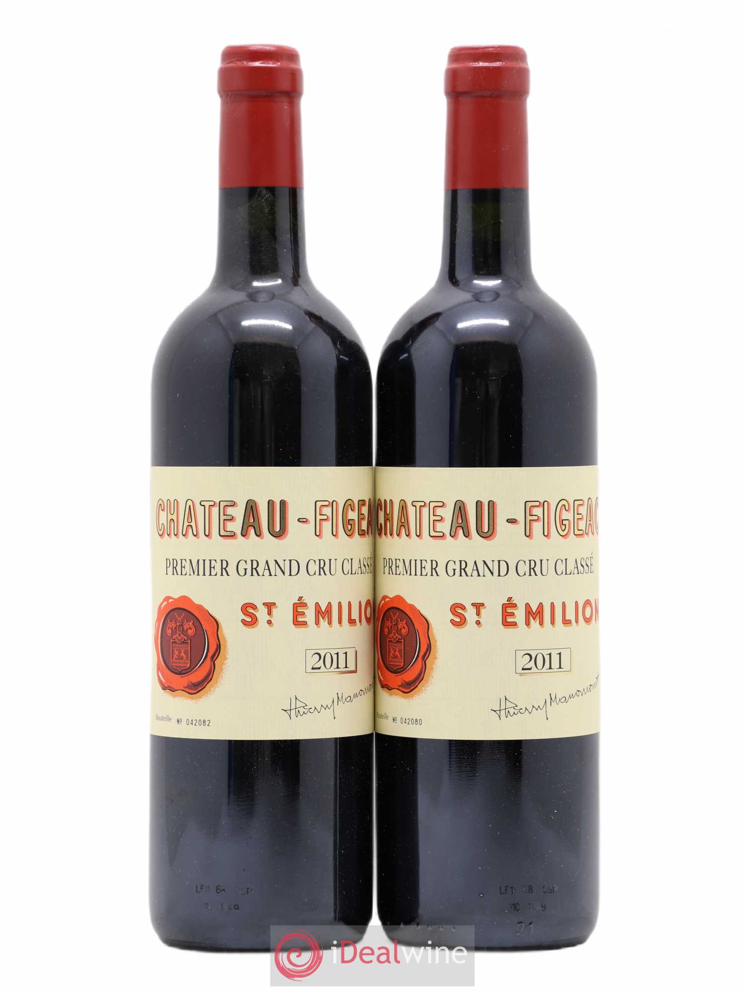 Château Figeac 1er Grand Cru Classé A 2011 - Lot de 2 bouteilles - 0