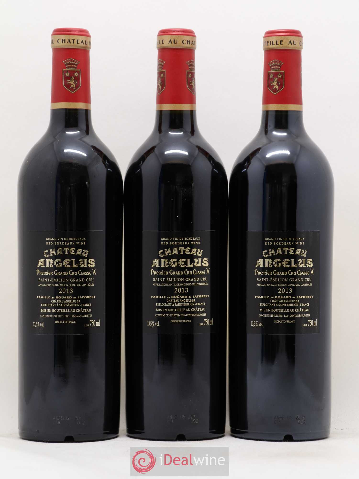 Château Angélus 1er Grand Cru Classé A 2013 - Lot de 6 bouteilles - 4