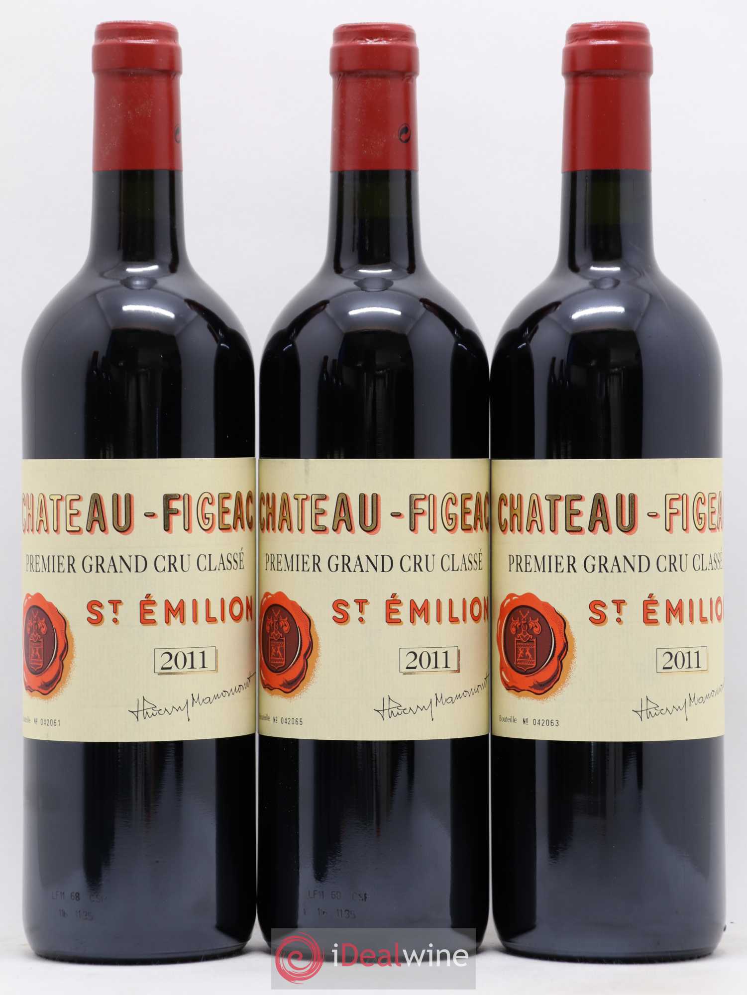 Château Figeac 1er Grand Cru Classé A 2011 - Lot de 6 bouteilles - 1