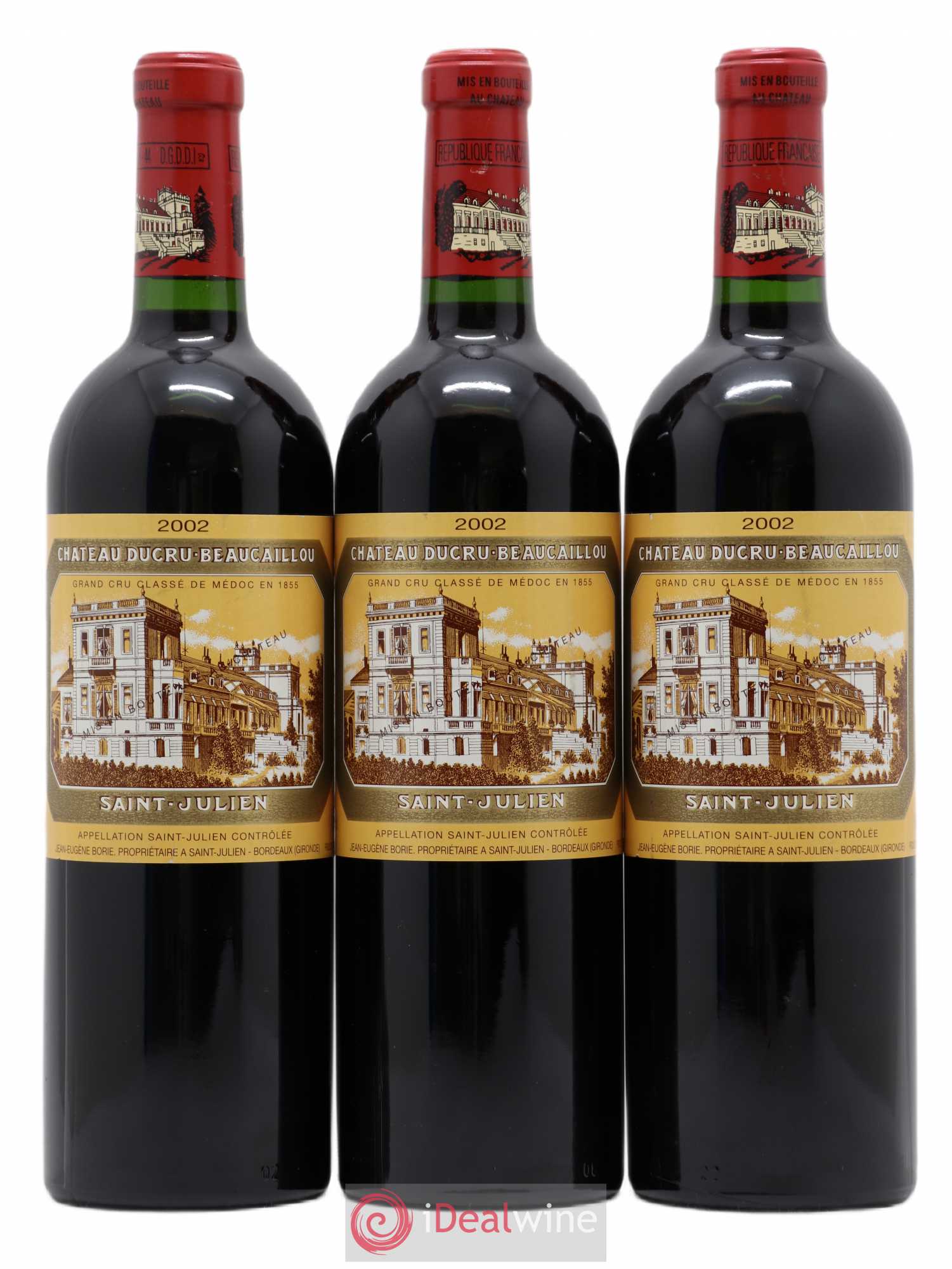 Château Ducru Beaucaillou 2ème Grand Cru Classé 2002 - Lot de 3 bouteilles - 0
