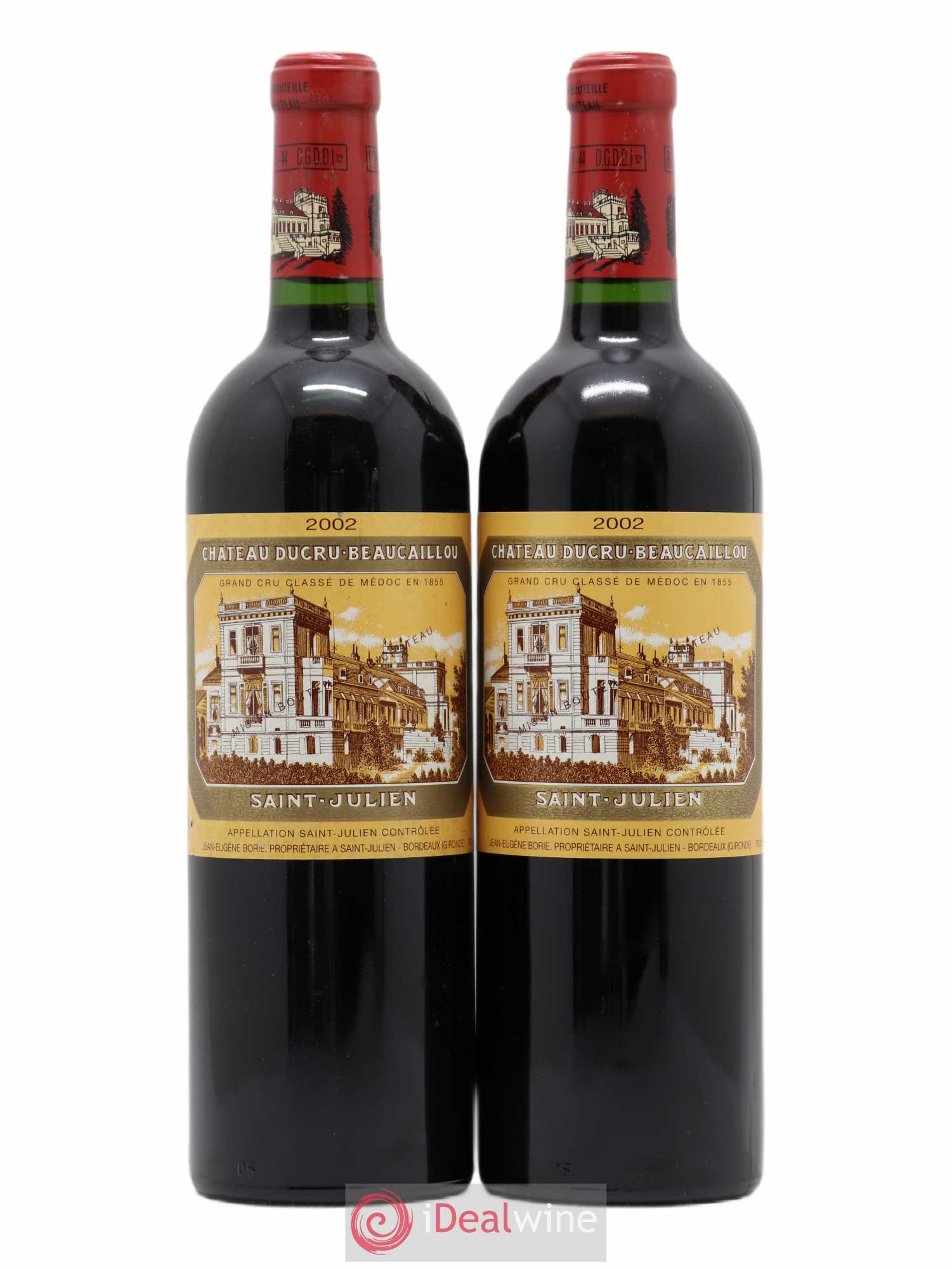 Château Ducru Beaucaillou 2ème Grand Cru Classé 2002 - Lot de 2 bouteilles - 0