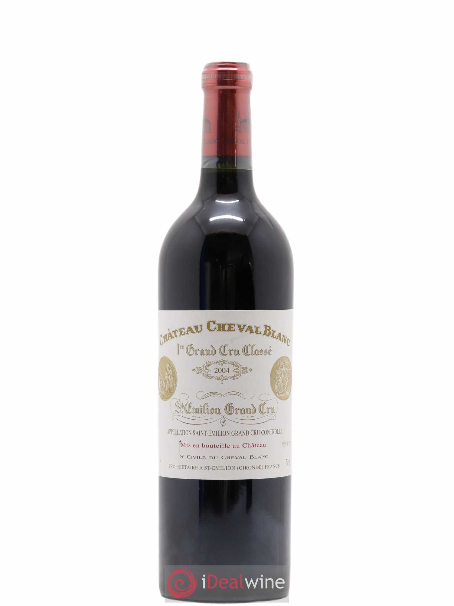Château Cheval Blanc 1er Grand Cru Classé A 2004 - Lot de 1 bouteille - 0