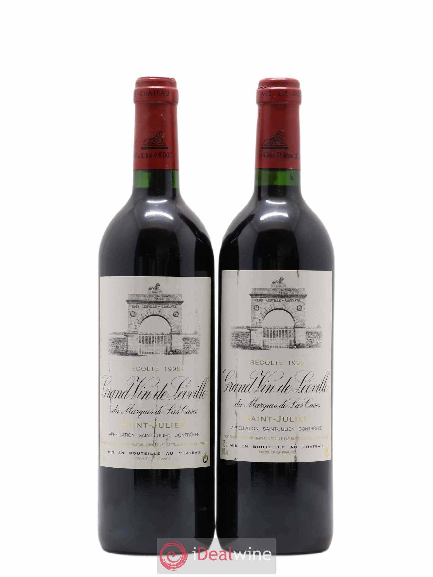 Château Léoville Las Cases 2ème Grand Cru Classé 1999 - Lot de 2 bouteilles - 0