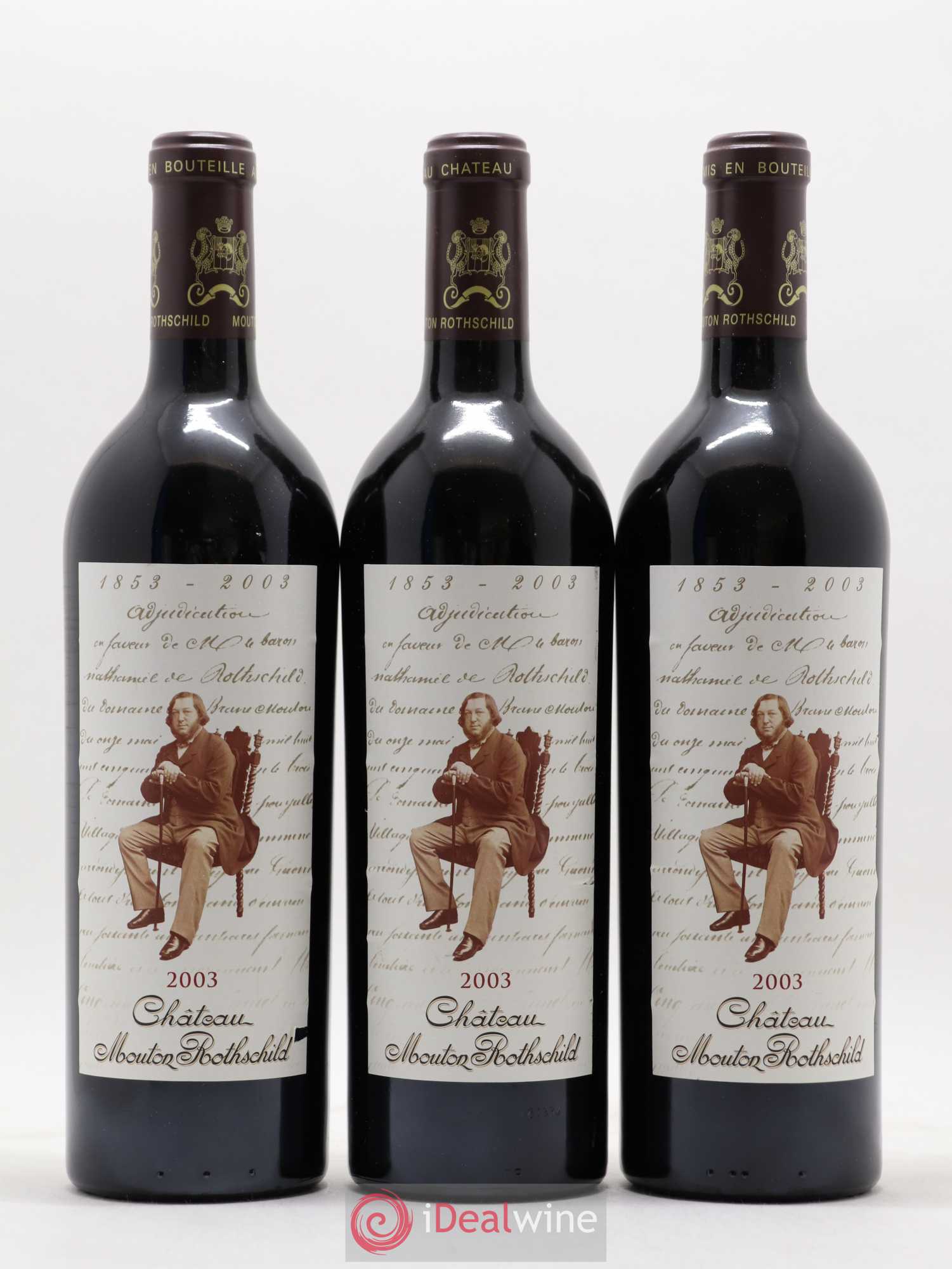 Château Mouton Rothschild 1er Grand Cru Classé 2003 - Lot de 6 bouteilles - 3