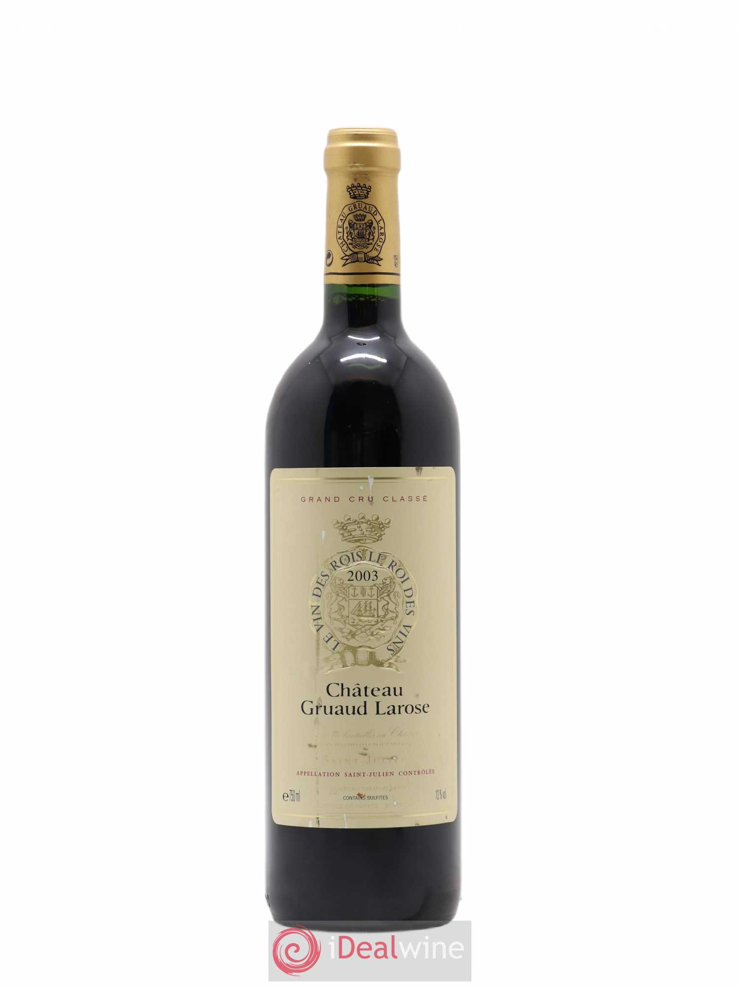 Château Gruaud Larose 2ème Grand Cru Classé 2003 - Lot de 1 bouteille - 0