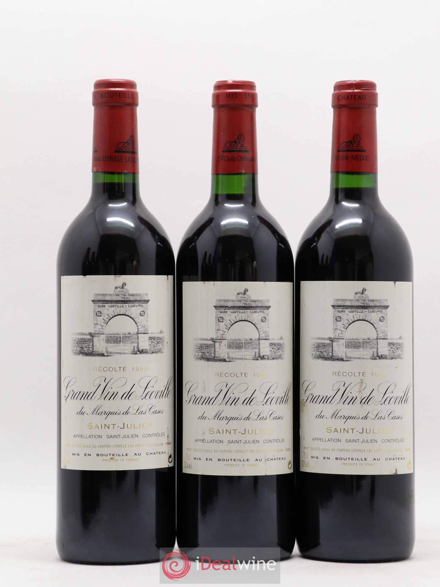 Château Léoville Las Cases 2ème Grand Cru Classé 1999 - Lot de 6 bouteilles - 1