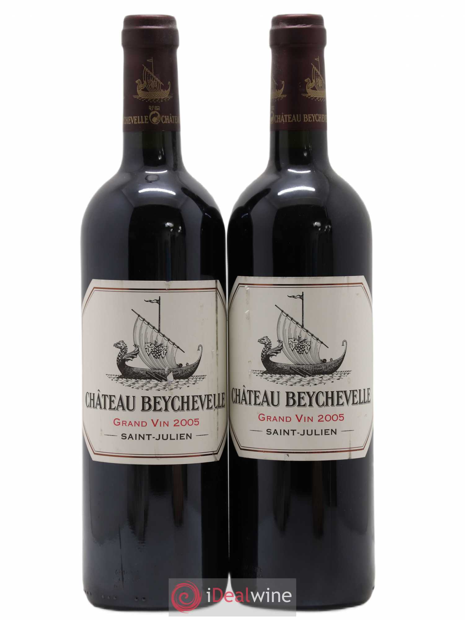 Château Beychevelle 4ème Grand Cru Classé 2005 - Lot de 2 bouteilles - 0