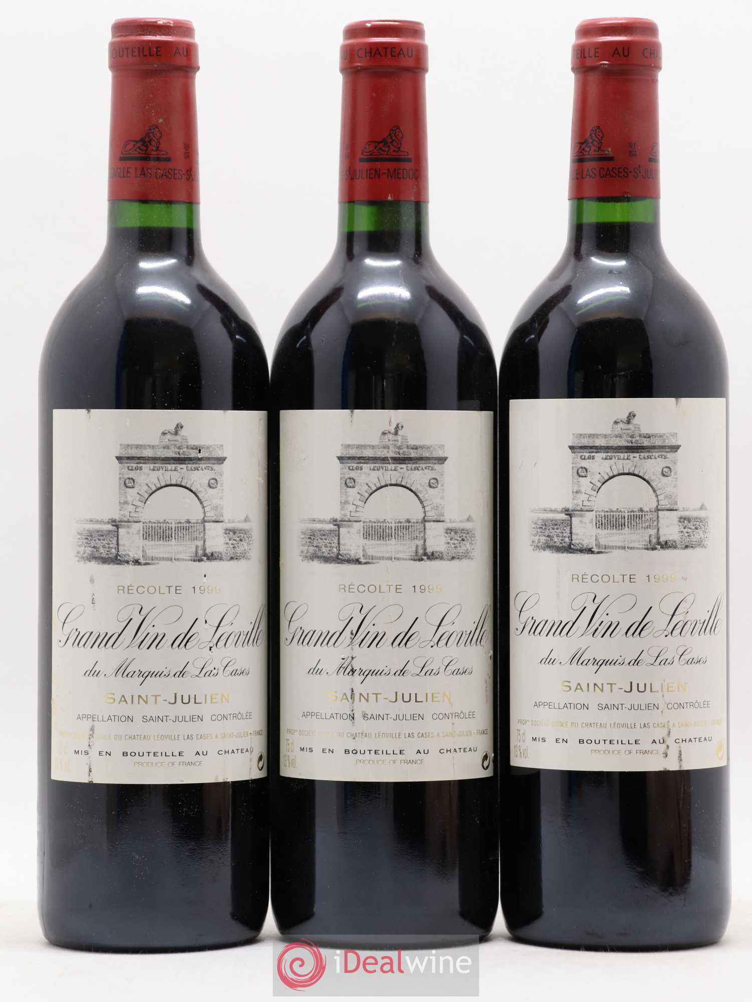 Château Léoville Las Cases 2ème Grand Cru Classé 1999 - Lot de 12 bouteilles - 2