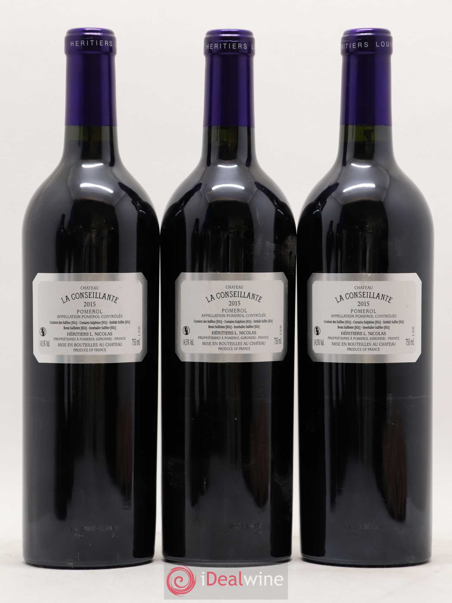 Château la Conseillante 2015 - Lot de 6 bouteilles - 2
