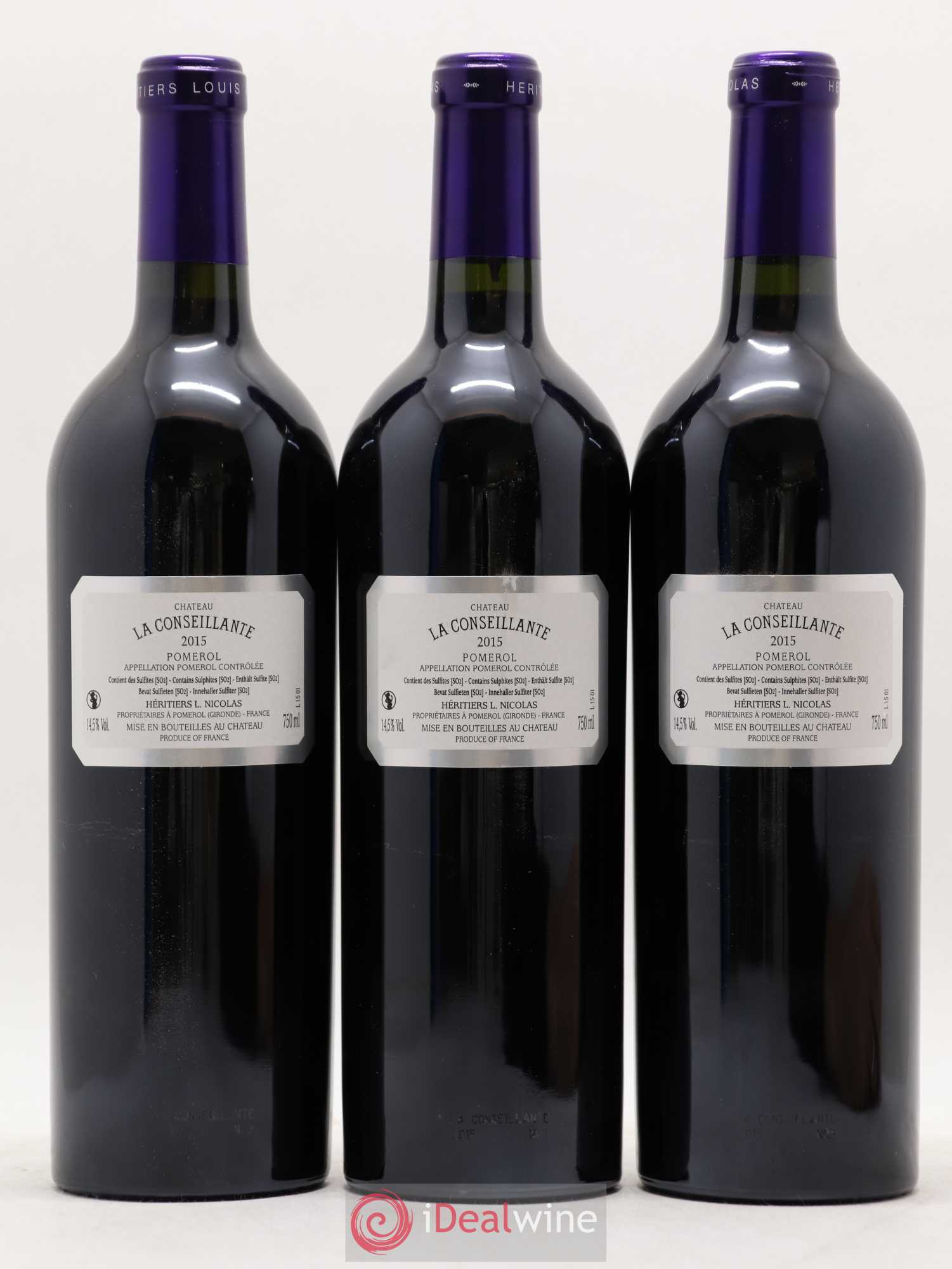 Château la Conseillante 2015 - Lot de 6 bouteilles - 4