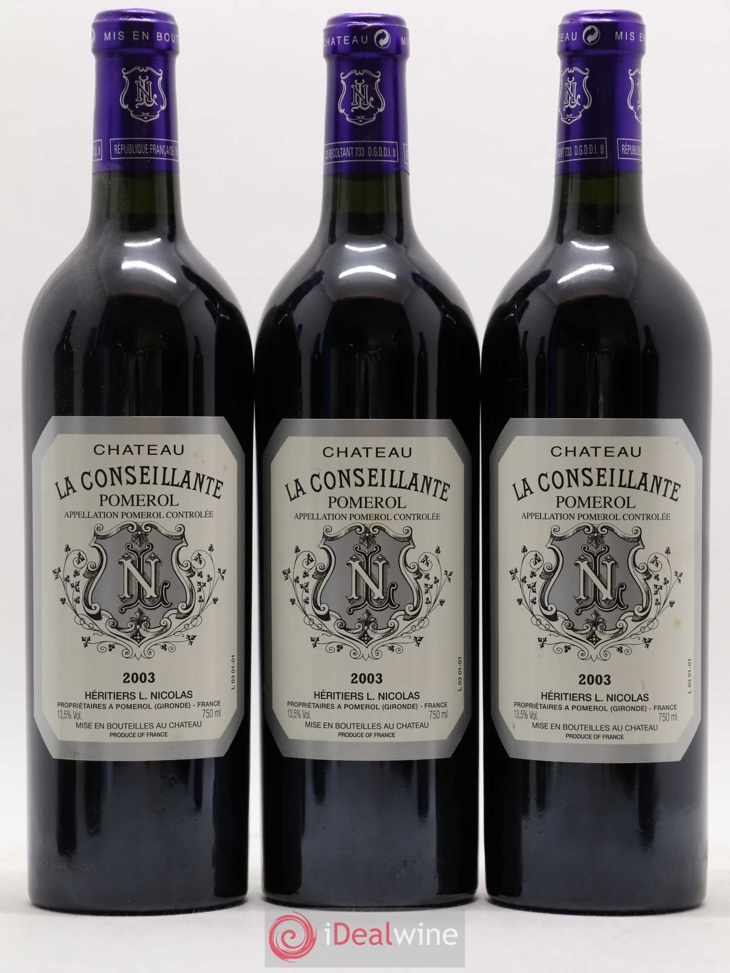 Château la Conseillante 2003 - Lot de 6 bouteilles - 2