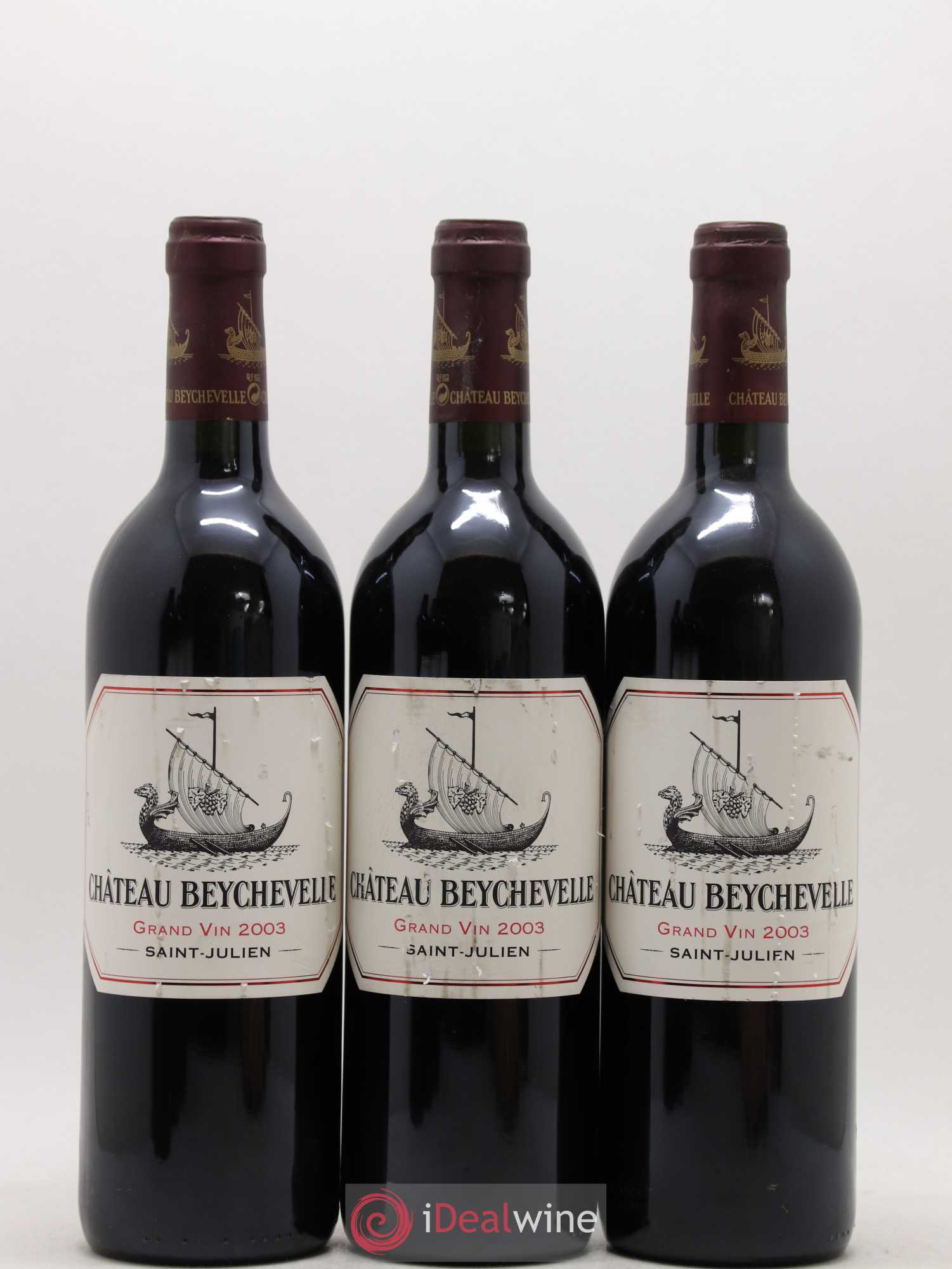 Château Beychevelle 4ème Grand Cru Classé 2003 - Lot de 6 bouteilles - 1