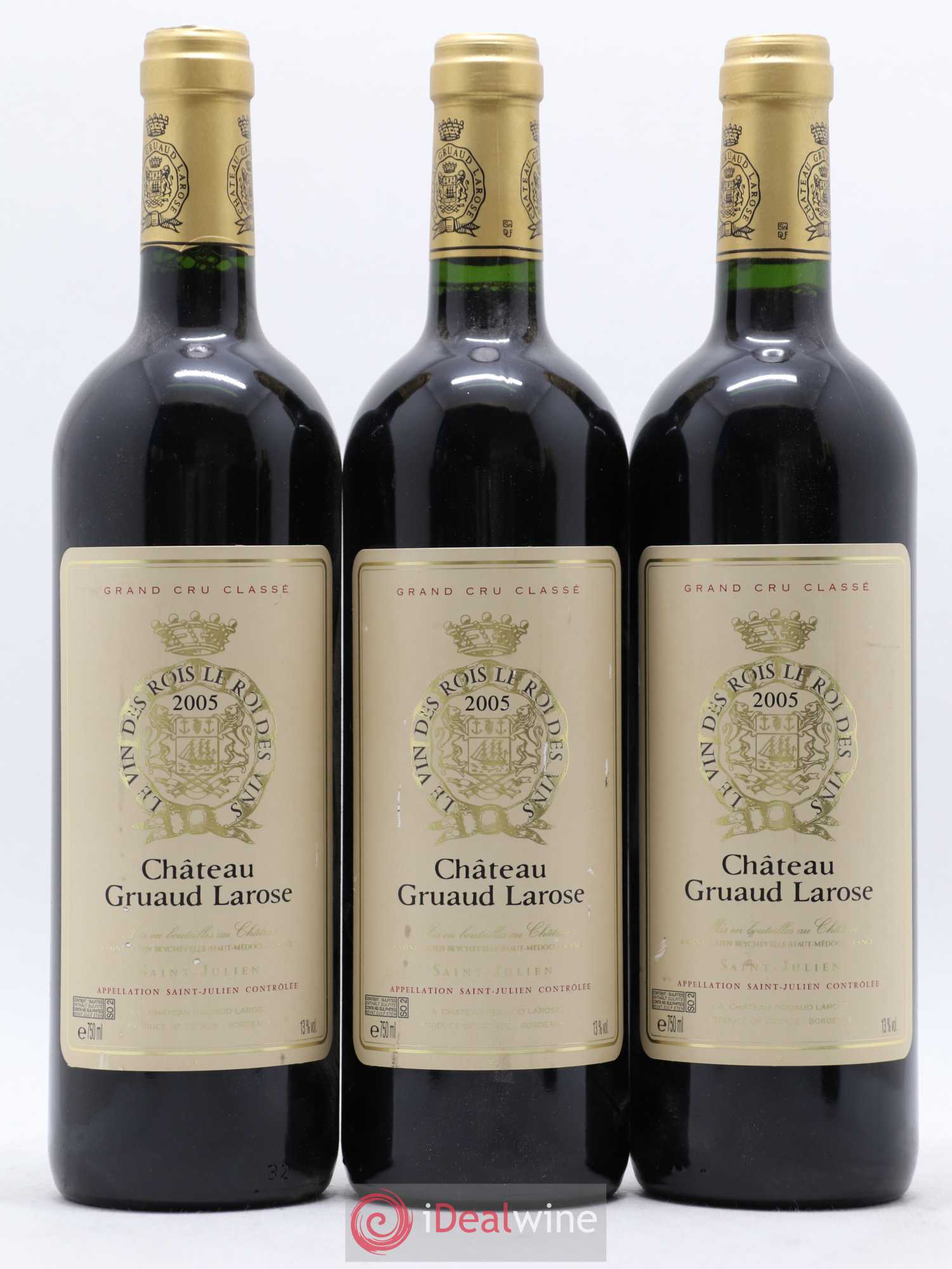 Château Gruaud Larose 2ème Grand Cru Classé 2005 - Lot de 6 bouteilles - 1