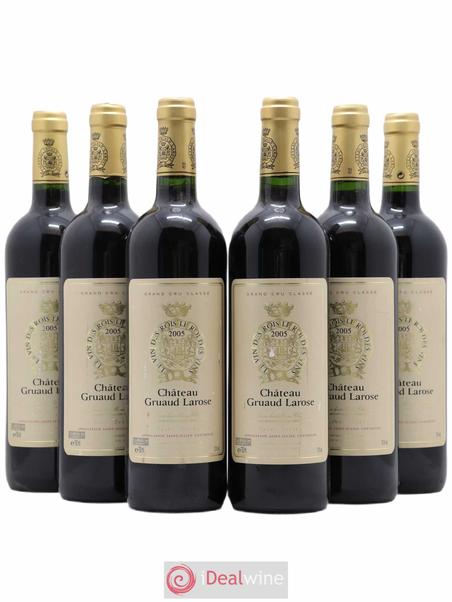 Château Gruaud Larose 2ème Grand Cru Classé 2005 - Lot de 6 bouteilles - 0