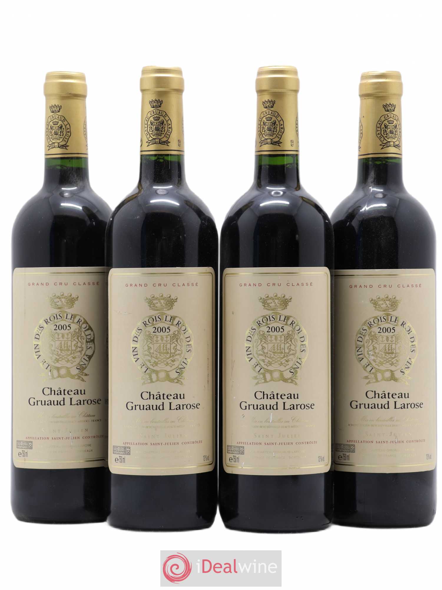 Château Gruaud Larose 2ème Grand Cru Classé 2005 - Lot de 4 bouteilles - 0