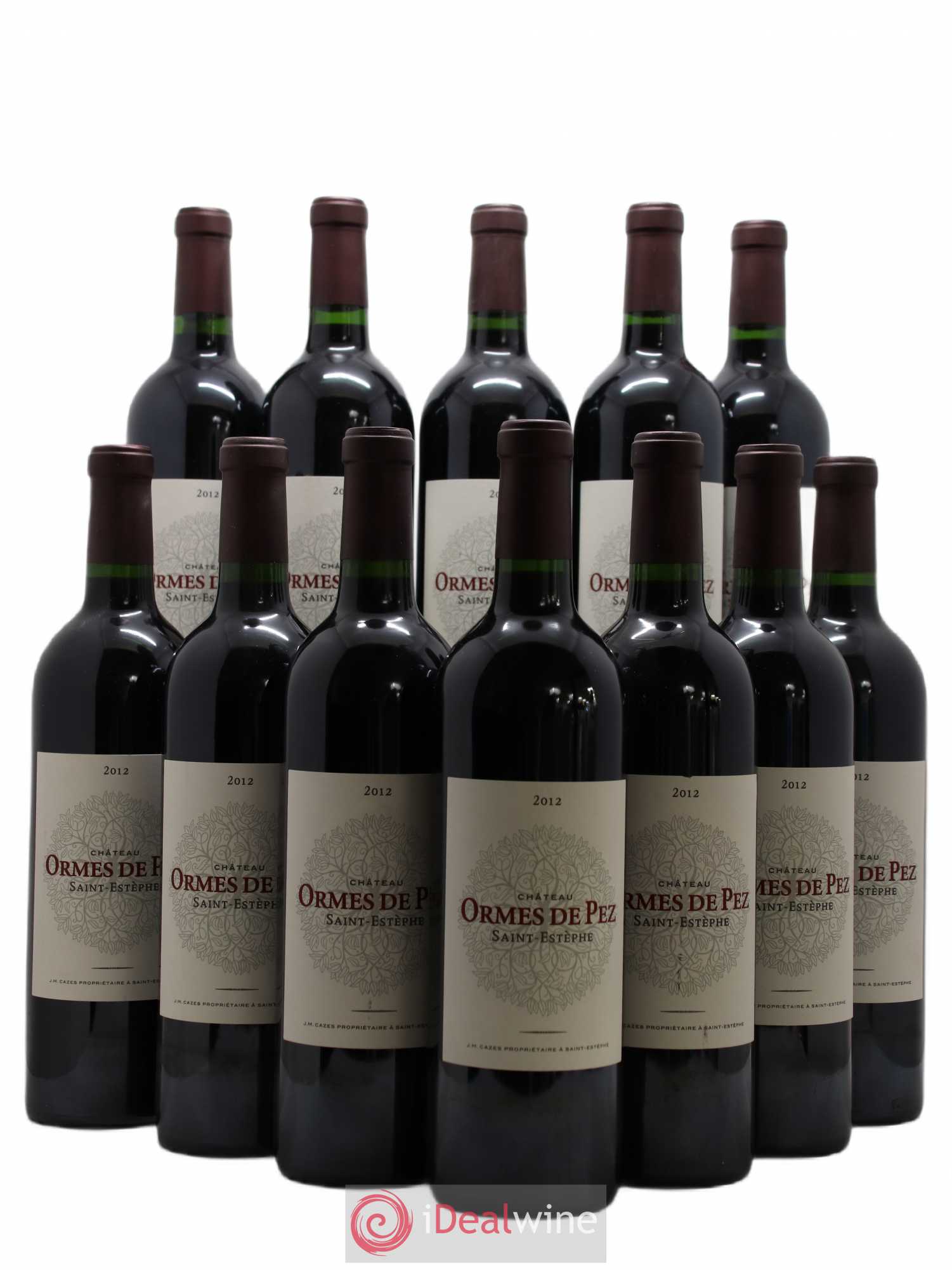 Château les Ormes de Pez 2012 - Lot de 12 bouteilles - 0