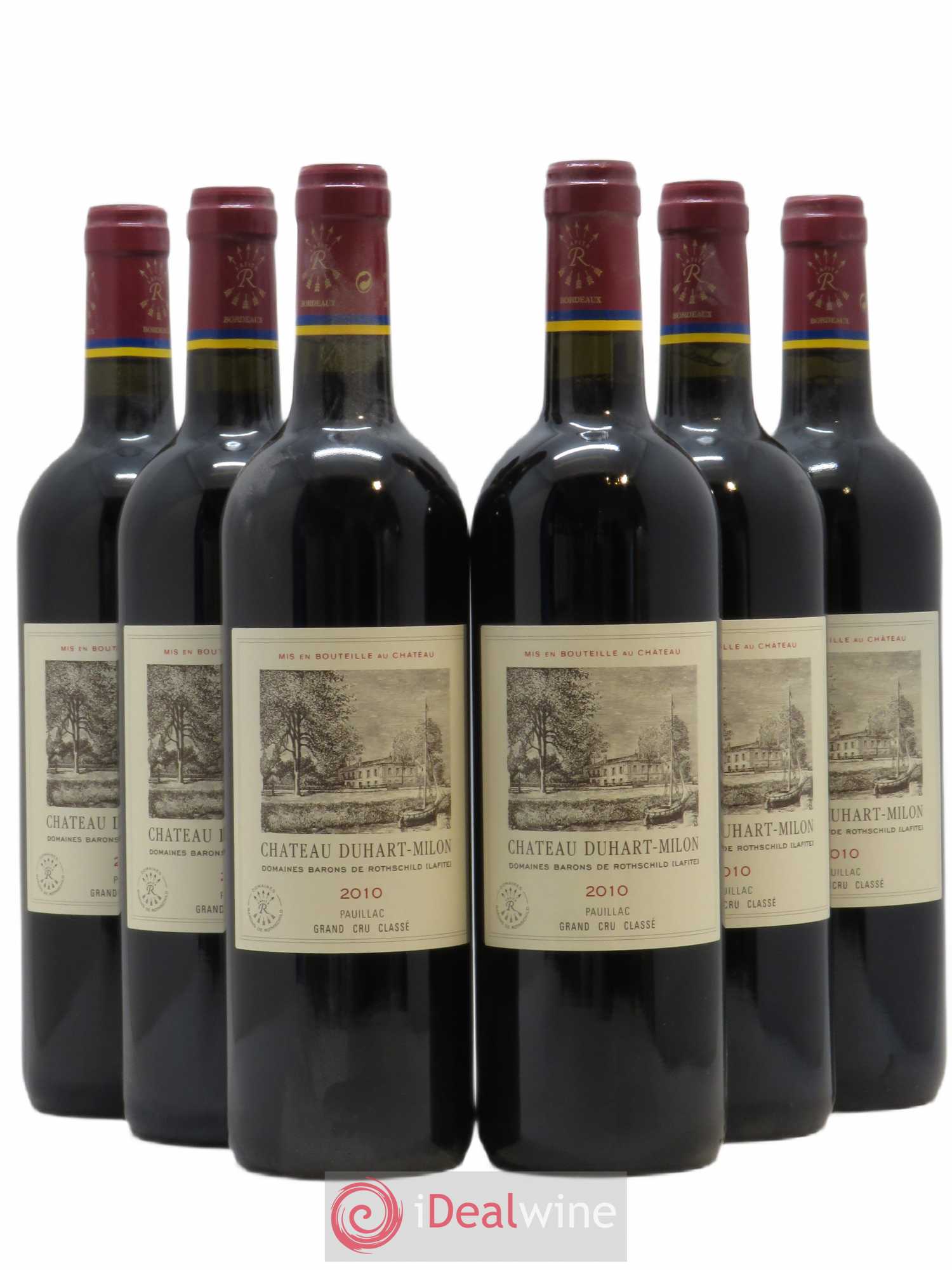 Château Duhart-Milon 4ème Grand Cru Classé 2010 - Lot de 6 bouteilles - 0