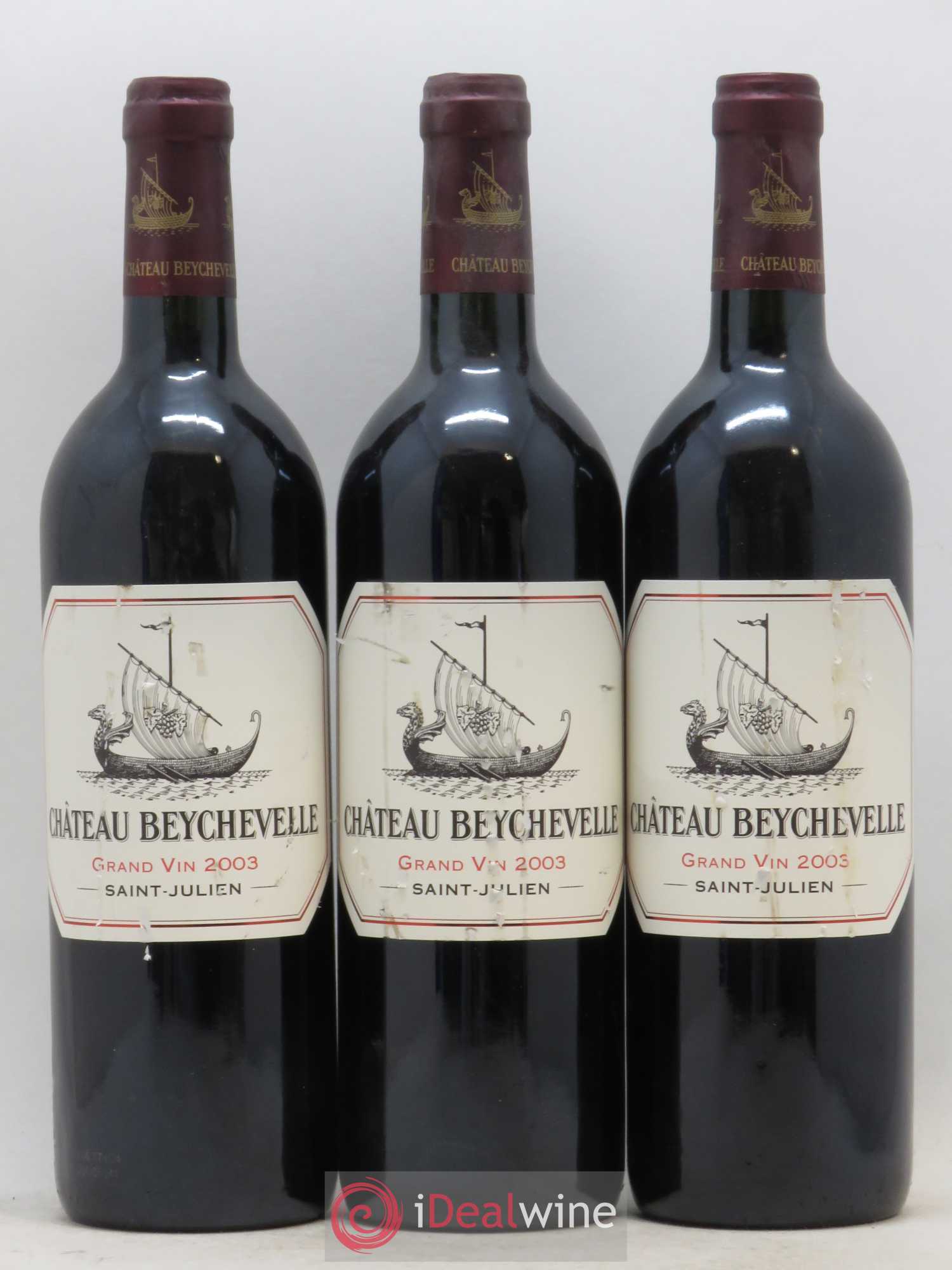Château Beychevelle 4ème Grand Cru Classé 2003 - Lot de 12 bouteilles - 2