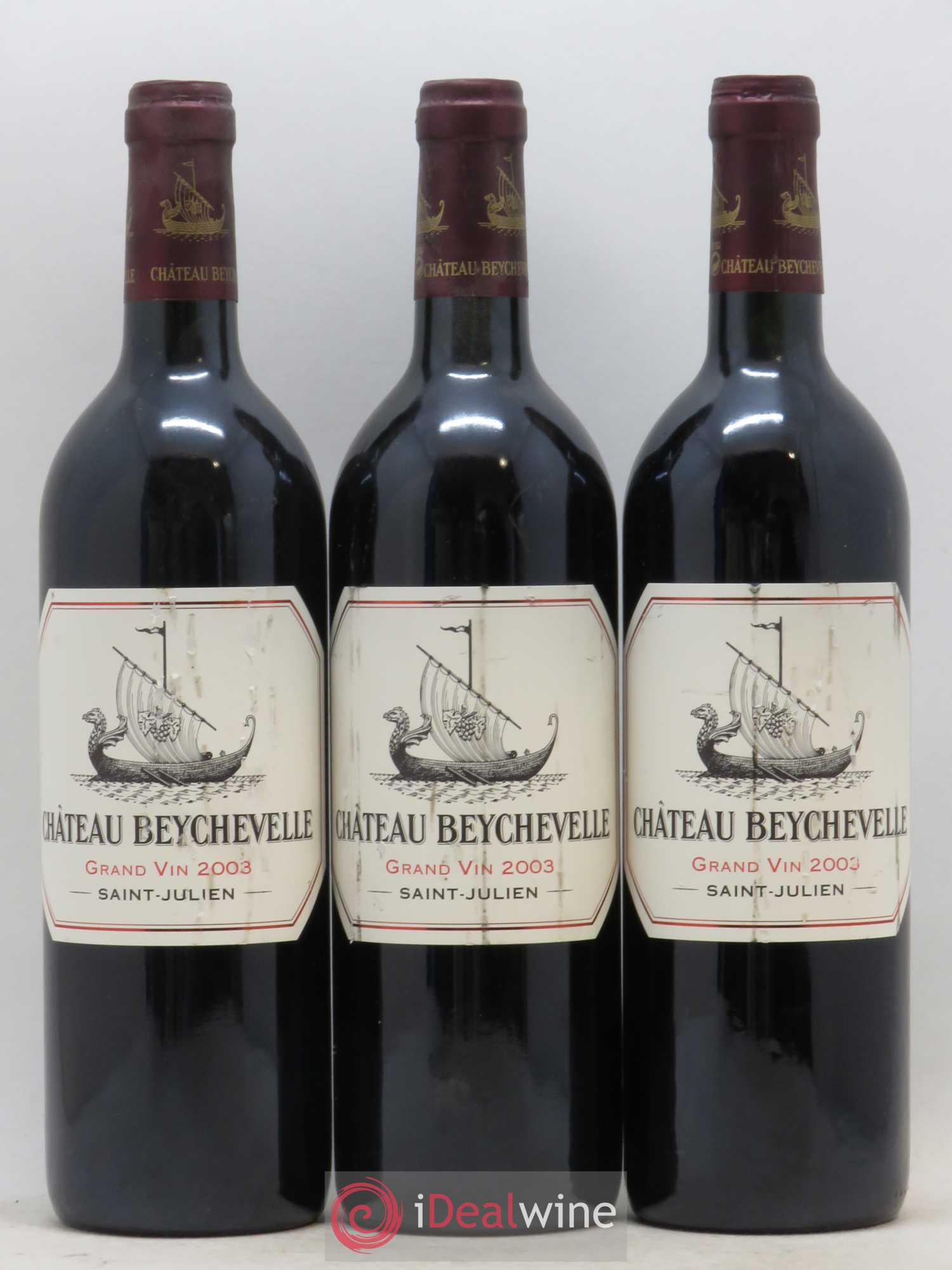 Château Beychevelle 4ème Grand Cru Classé 2003 - Lot de 12 bouteilles - 4