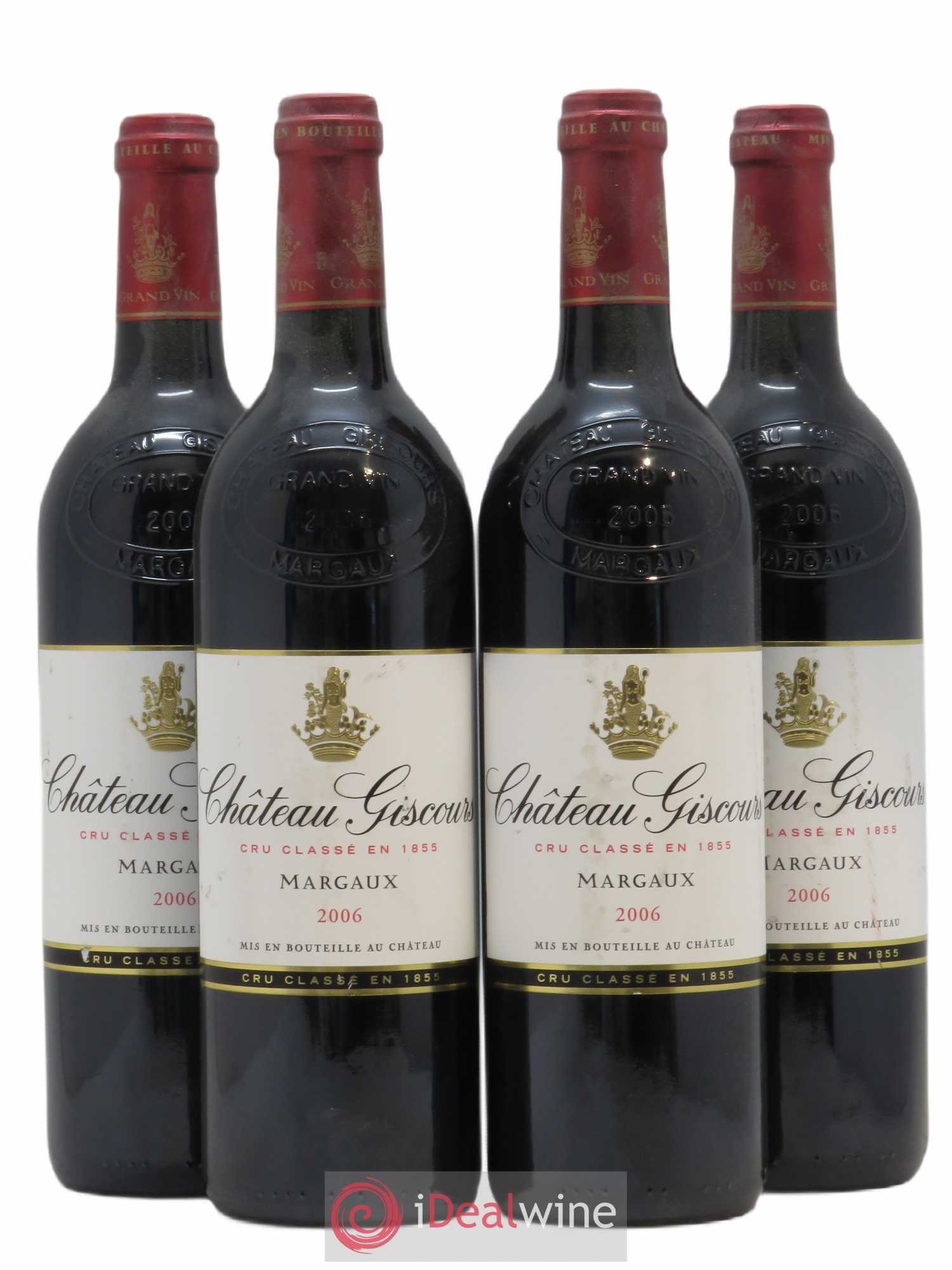 Château Giscours 3ème Grand Cru Classé 2006 - Lot de 4 bouteilles - 0
