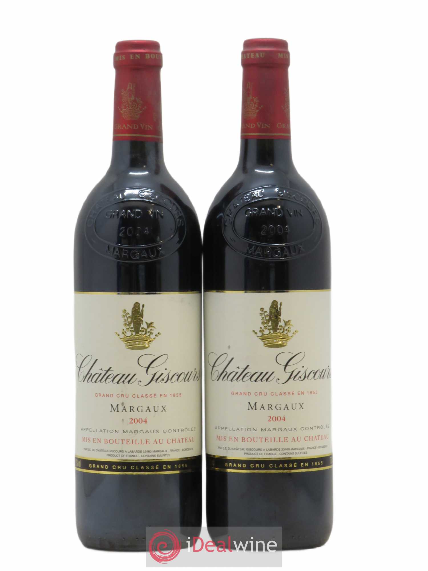 Château Giscours 3ème Grand Cru Classé 2004 - Lot de 2 bouteilles - 0