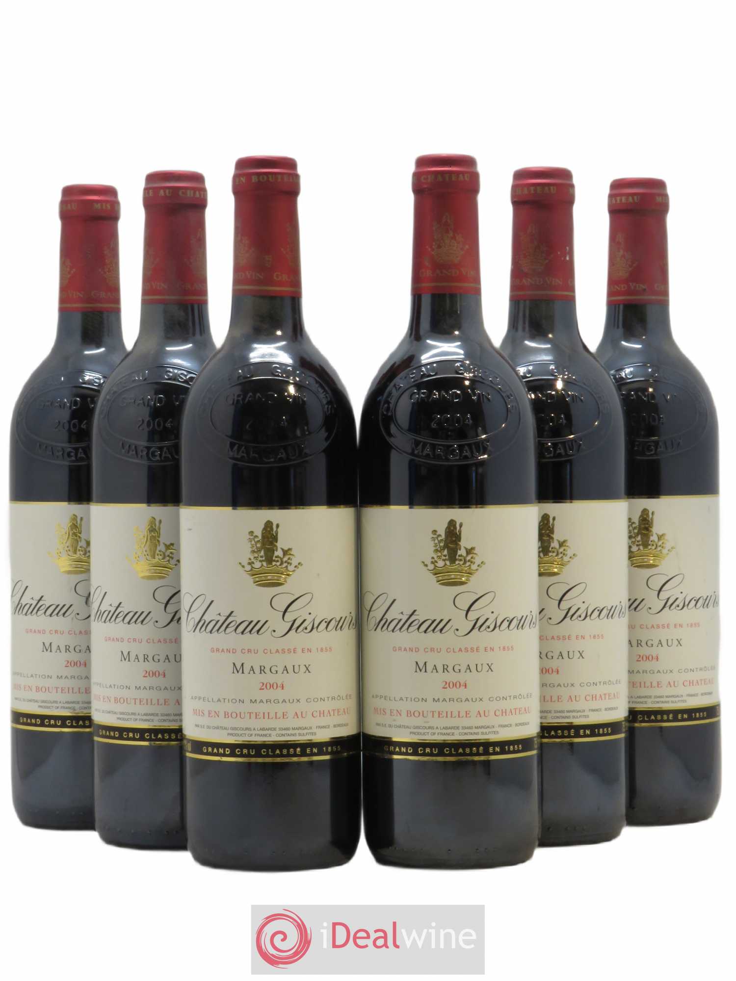 Château Giscours 3ème Grand Cru Classé 2004 - Lot de 6 bouteilles - 0