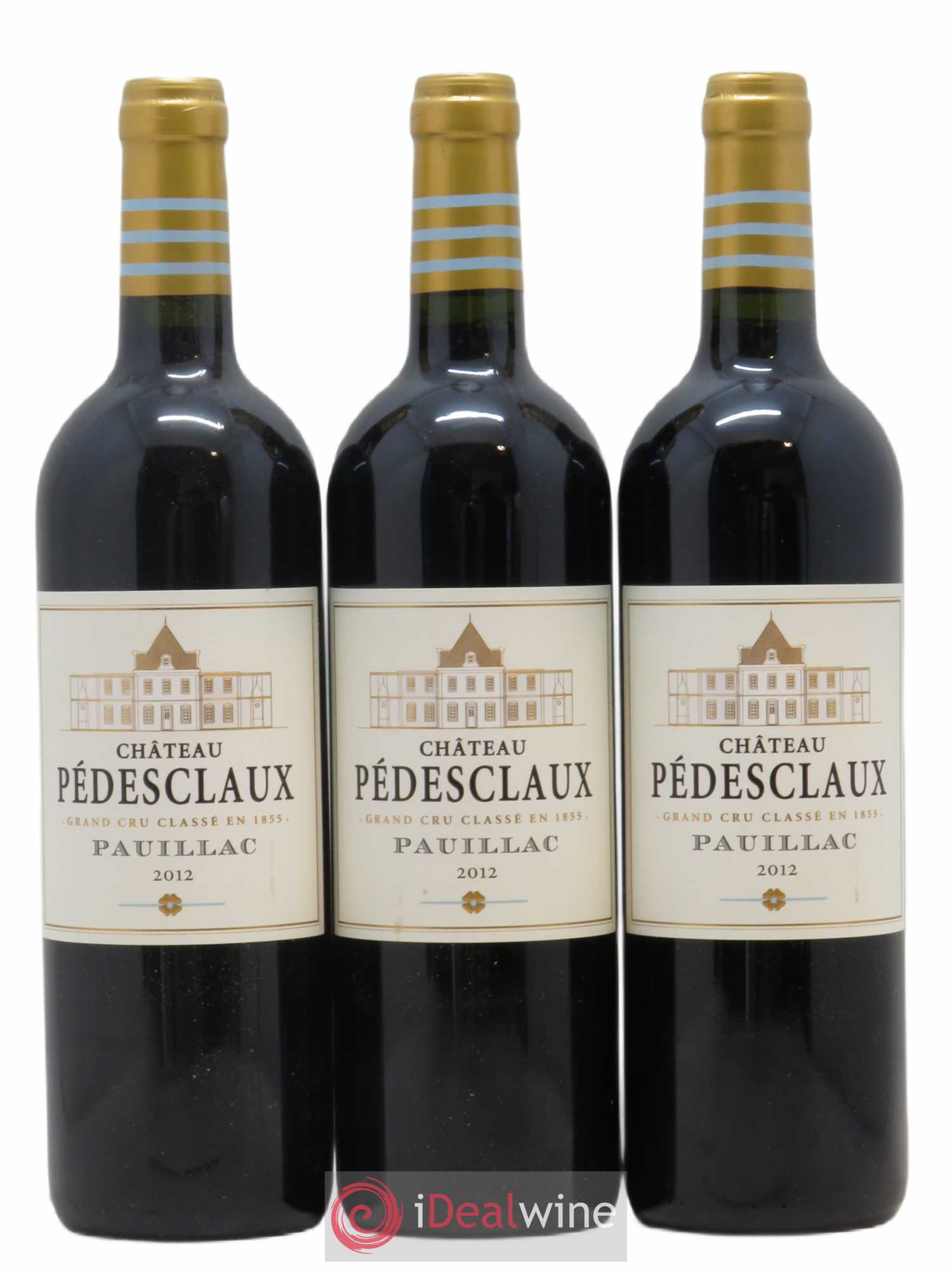 Château Pedesclaux 5ème Grand Cru Classé 2012 - Lot de 3 bouteilles - 0