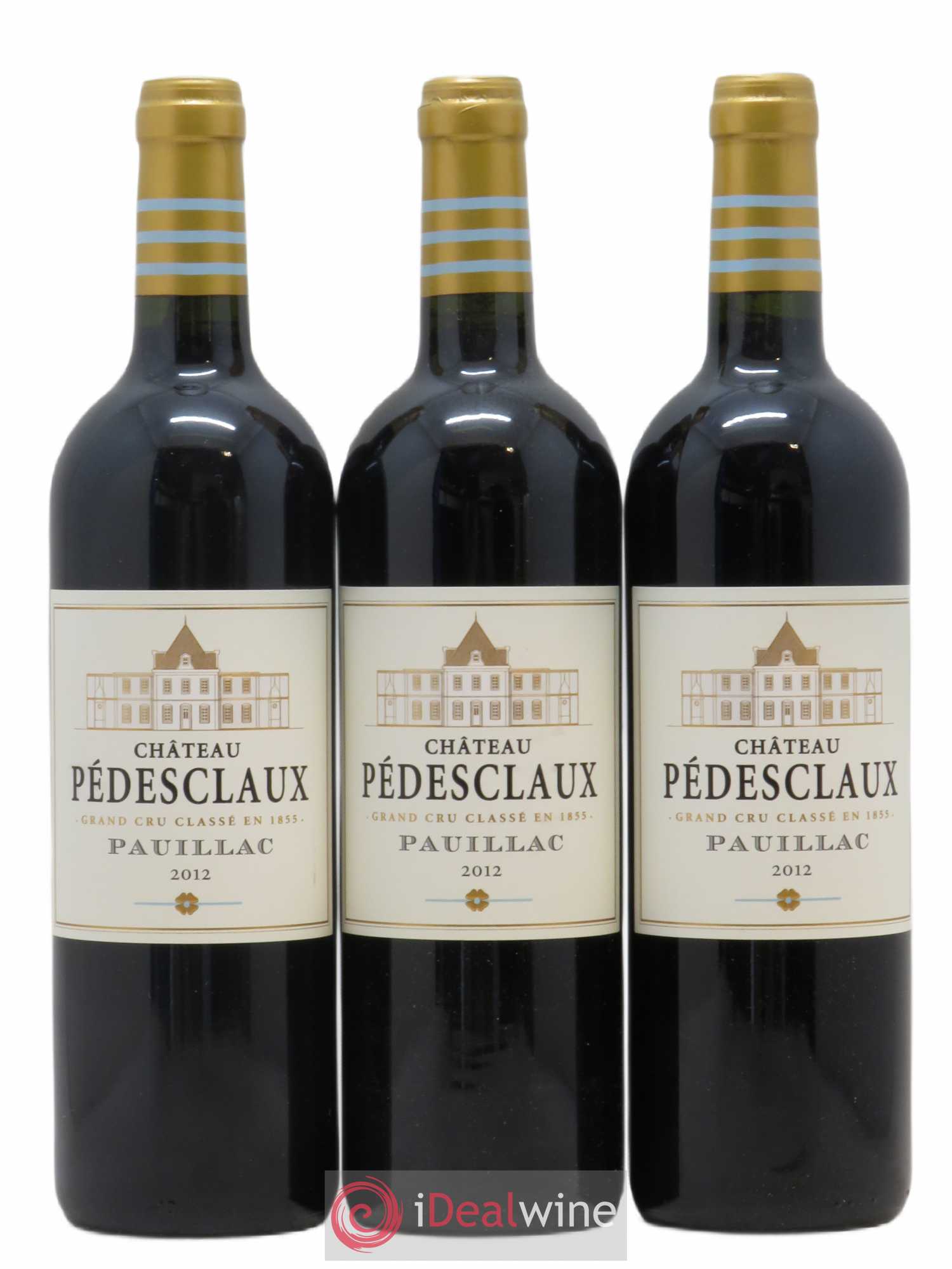 Château Pedesclaux 5ème Grand Cru Classé 2012 - Lot de 3 bouteilles - 0