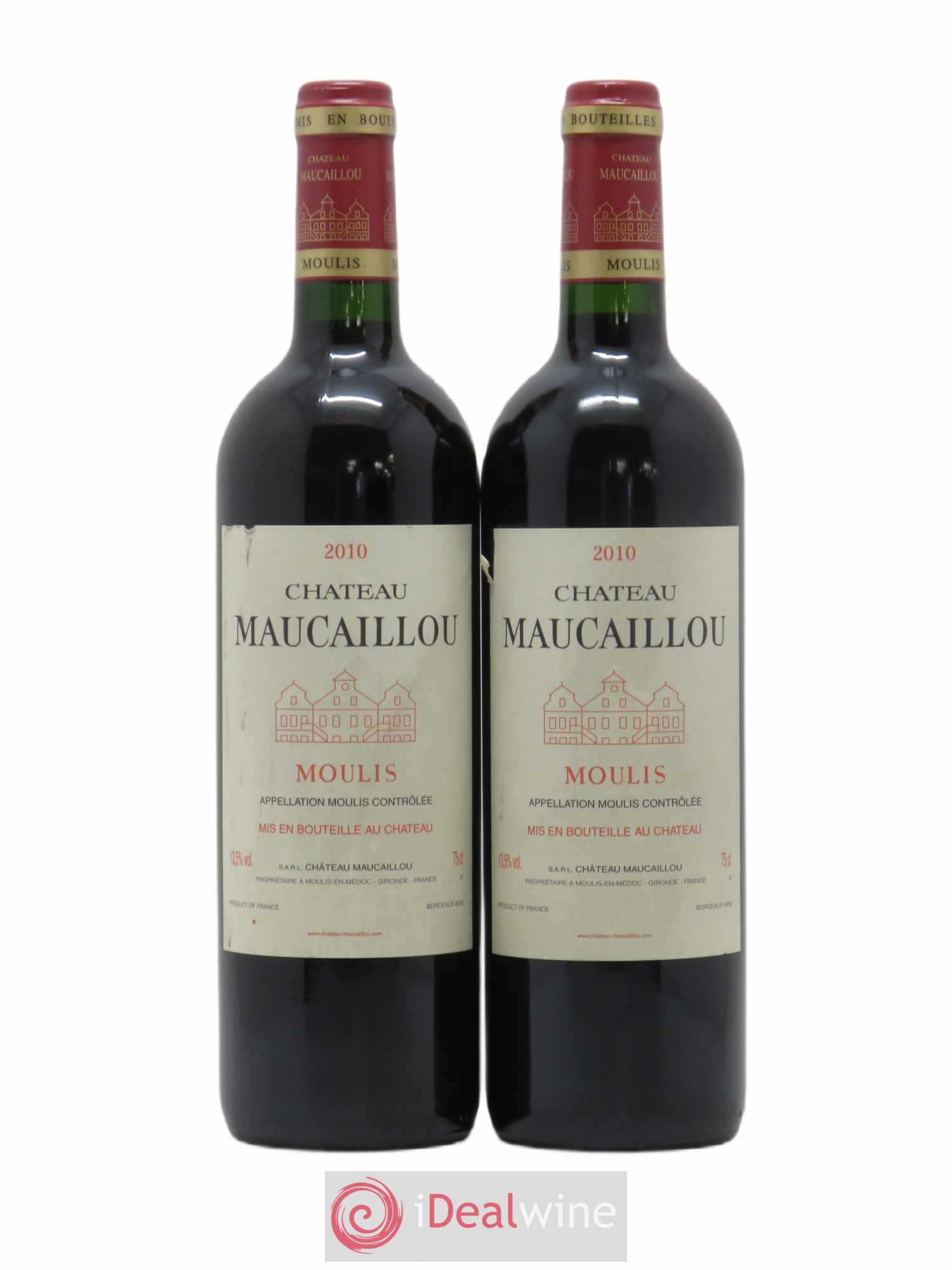 Château Maucaillou 2010 - Lot de 2 bouteilles - 0