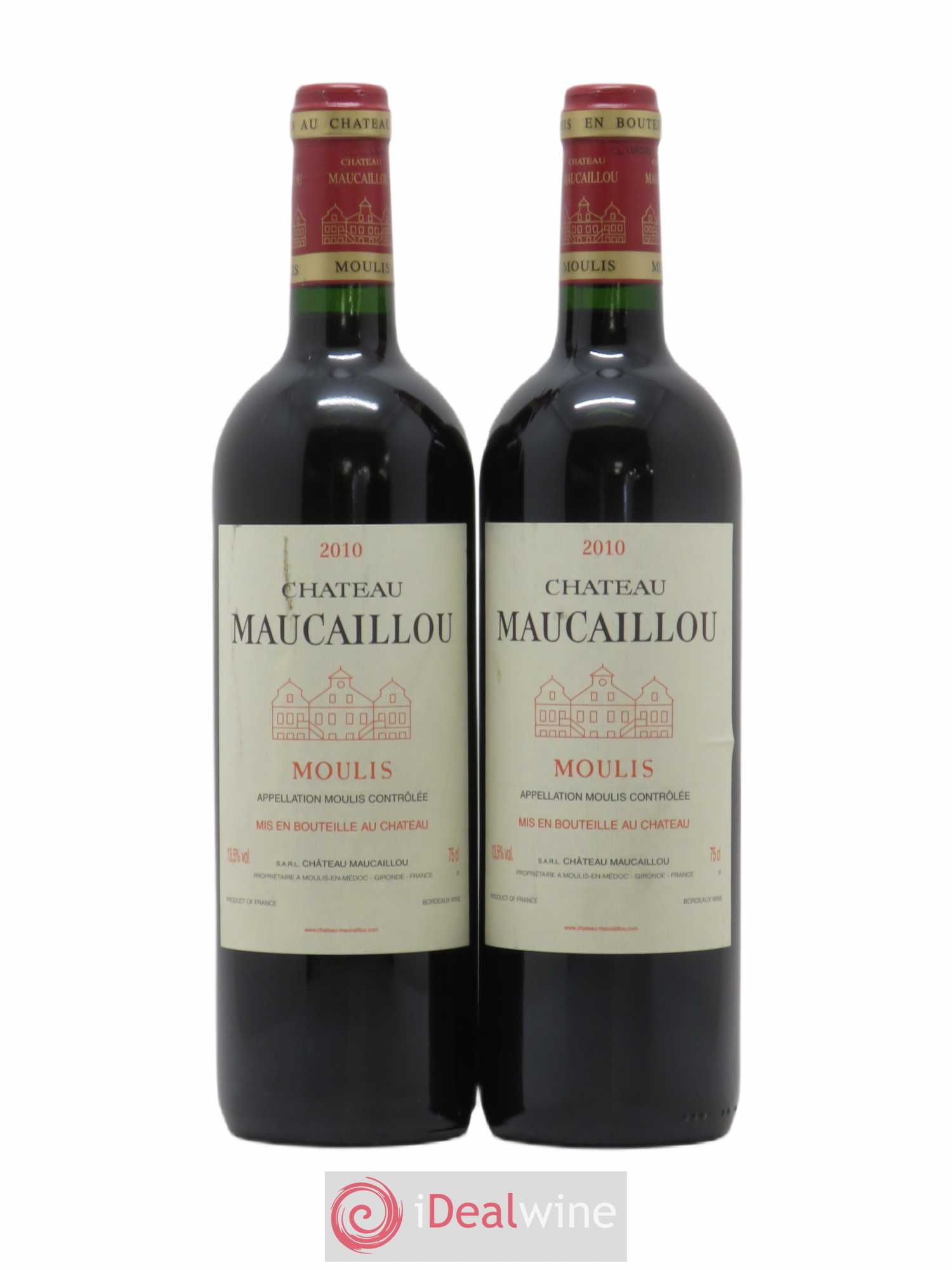 Château Maucaillou 2010 - Lot de 2 bouteilles - 0