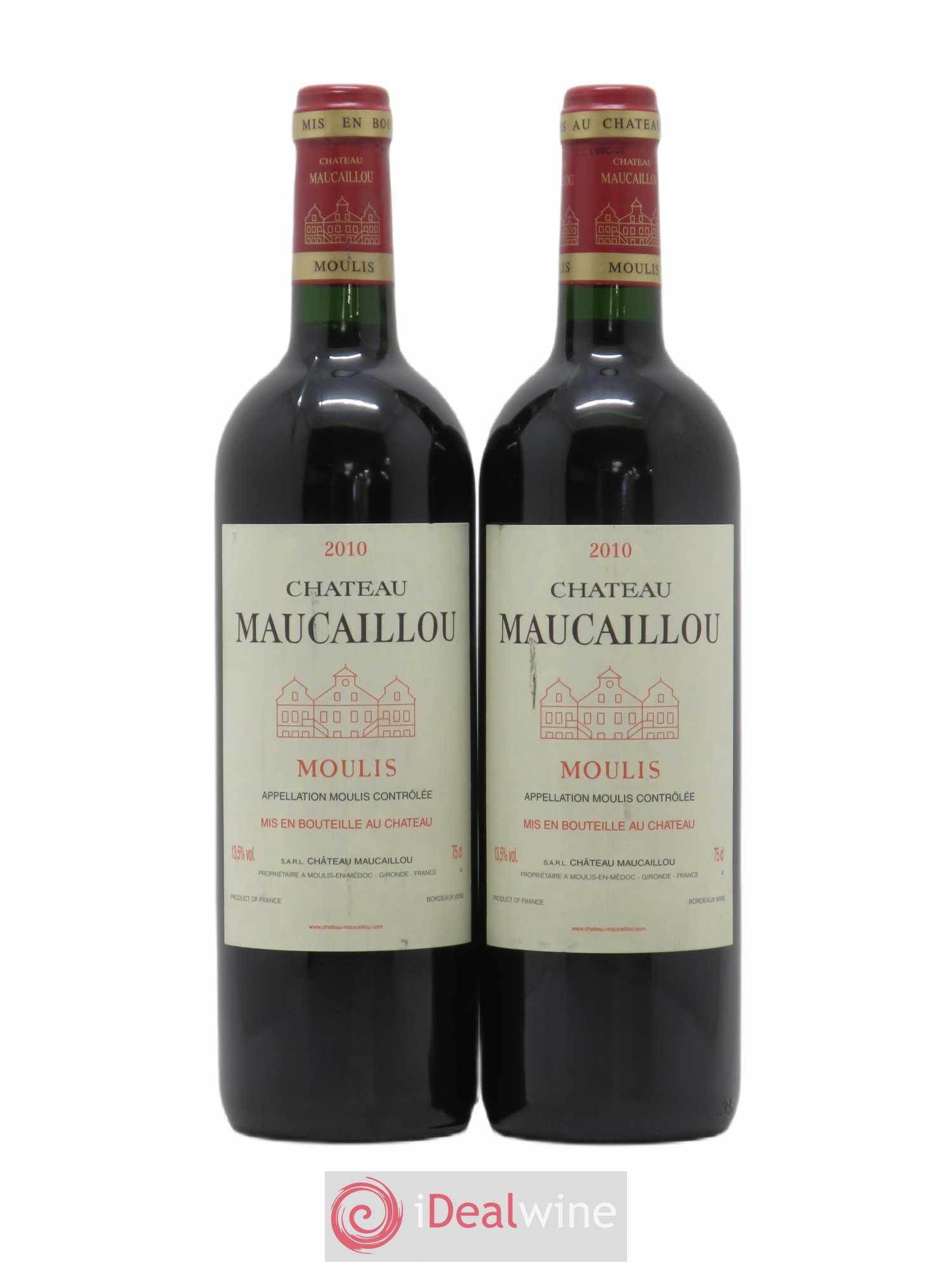 Château Maucaillou 2010 - Lot de 2 bouteilles - 0