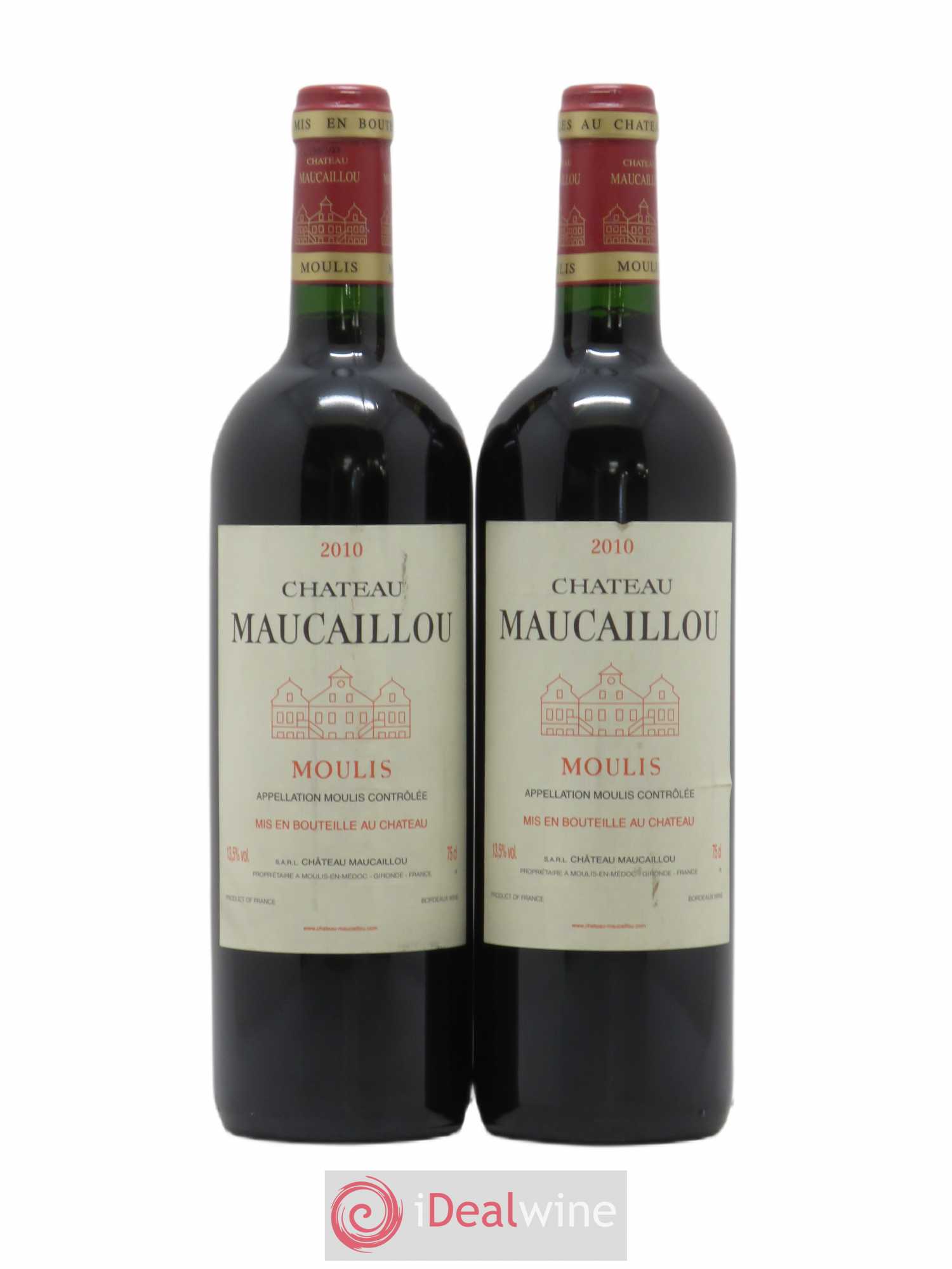 Château Maucaillou 2010 - Lot de 2 bouteilles - 0