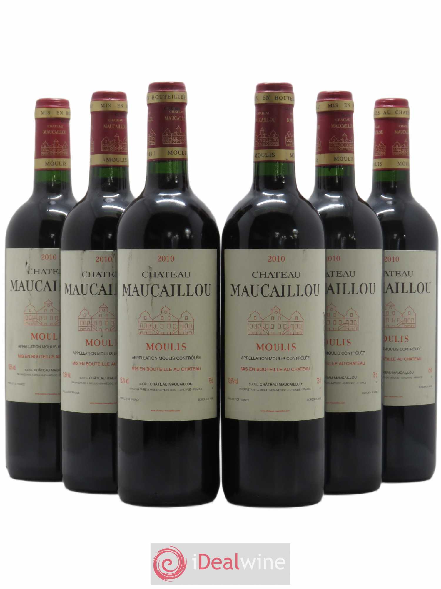 Château Maucaillou 2010 - Lot de 6 bouteilles - 0