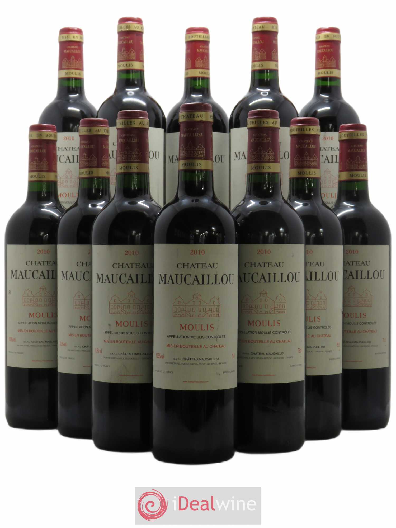 Château Maucaillou 2010 - Lot de 12 bouteilles - 0